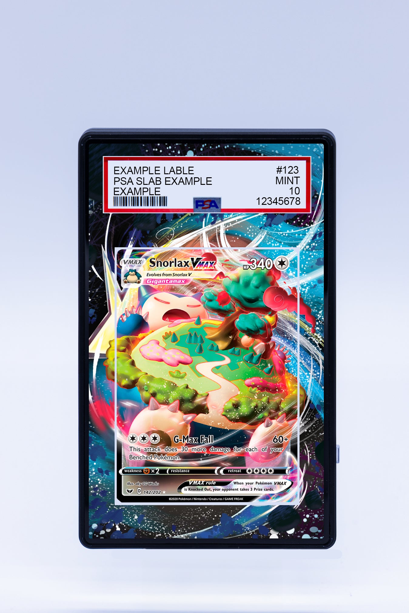 Pokemon Snorlax VMax store PSA 10