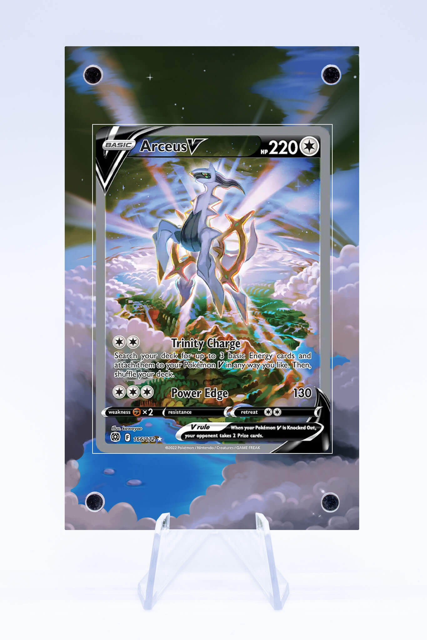 Arceus V 166 172 Case | Brilliant Stars | Art Guard Case (Ungraded)