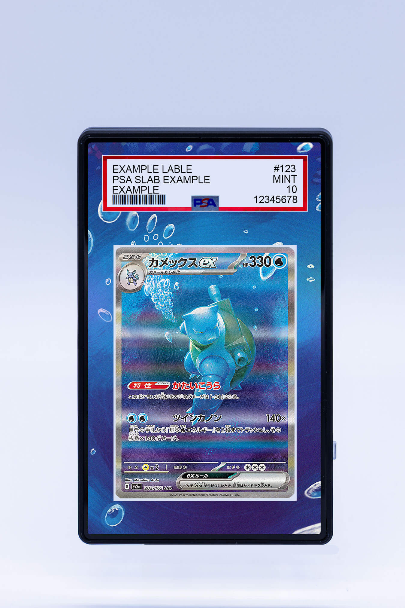 Blastoise EX 200/165 (Graded) Case