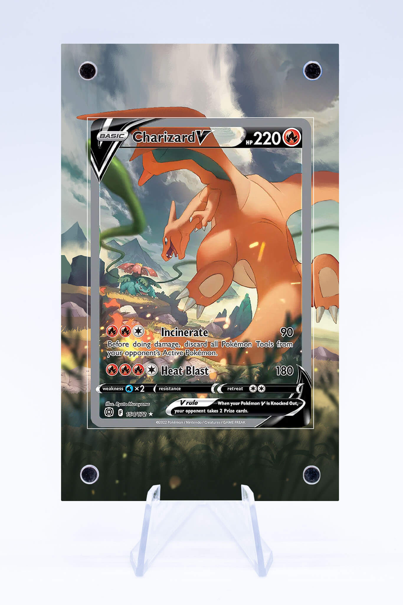 Charizard V 154 172  Case | Brilliant Stars | Art Guard Case (Ungraded)