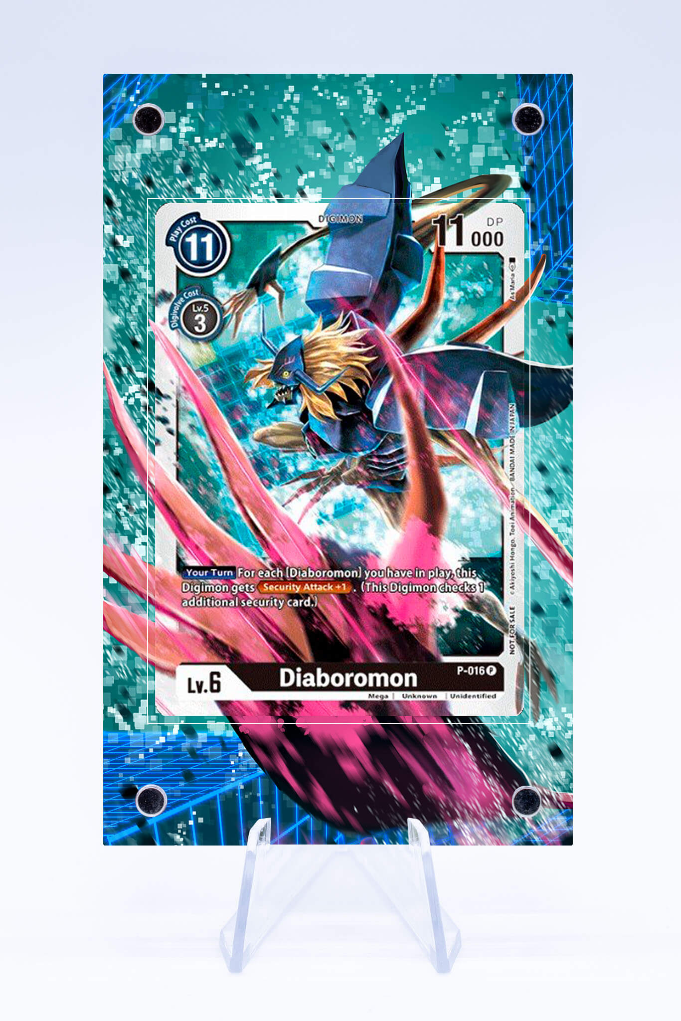 DIABOROMON P-016 Case | Digimon | Art Guard (Ungraded)