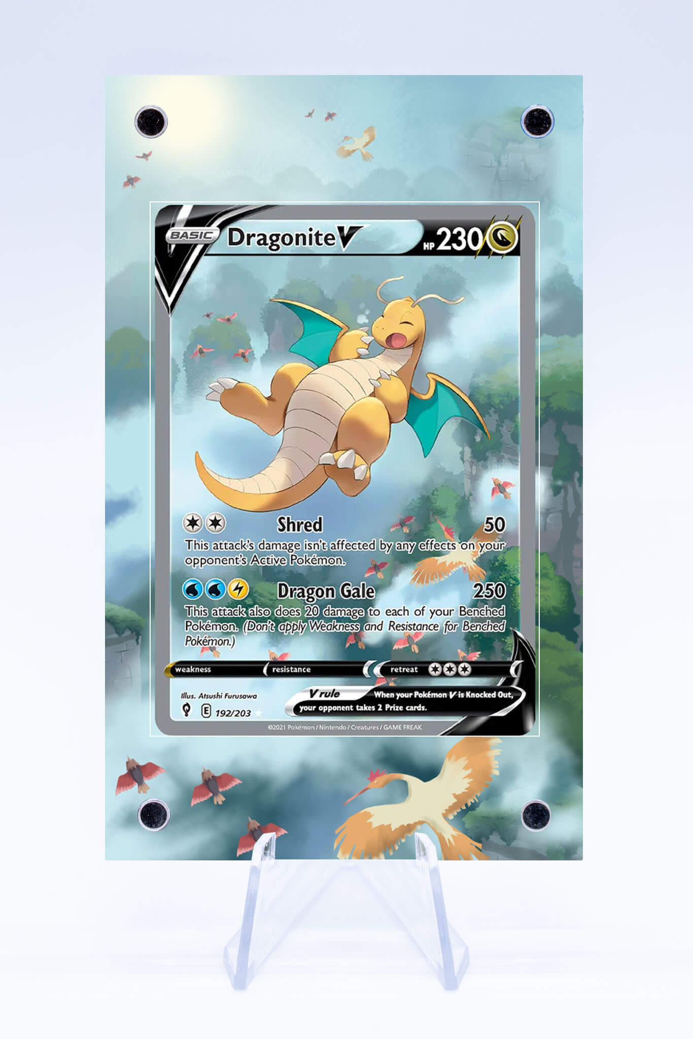 Dragonite V 192 203 Case | Evolving Skies | Art Guard (Ungraded)