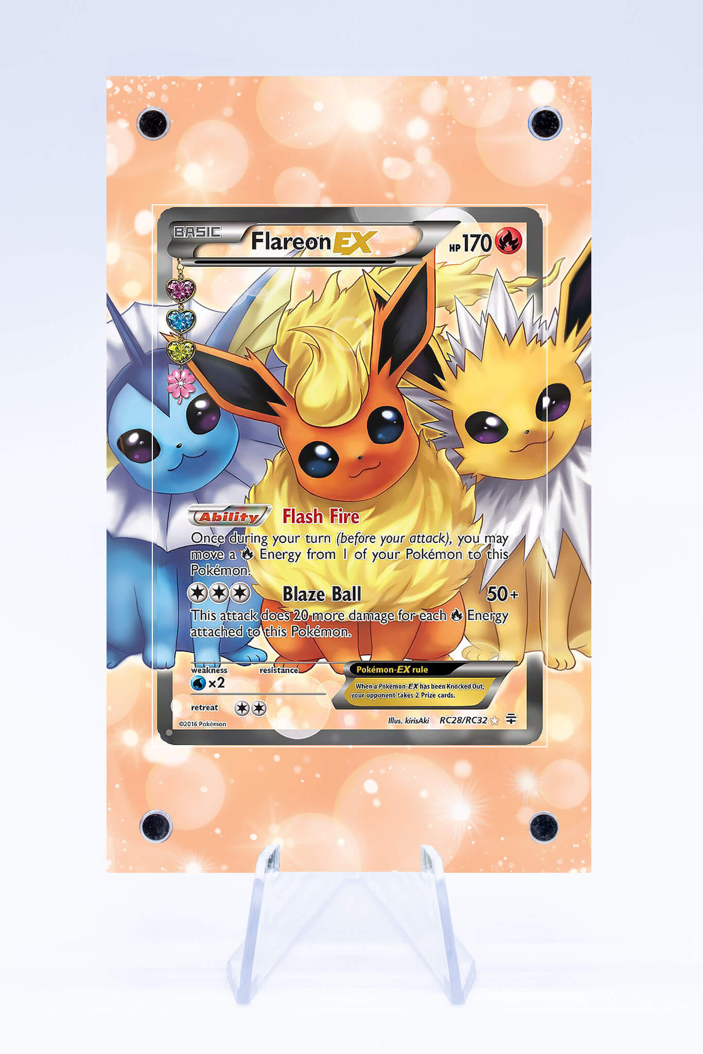 Flareon EX RC28 Case | Pokémon Generations | Art Guard (Ungraded)