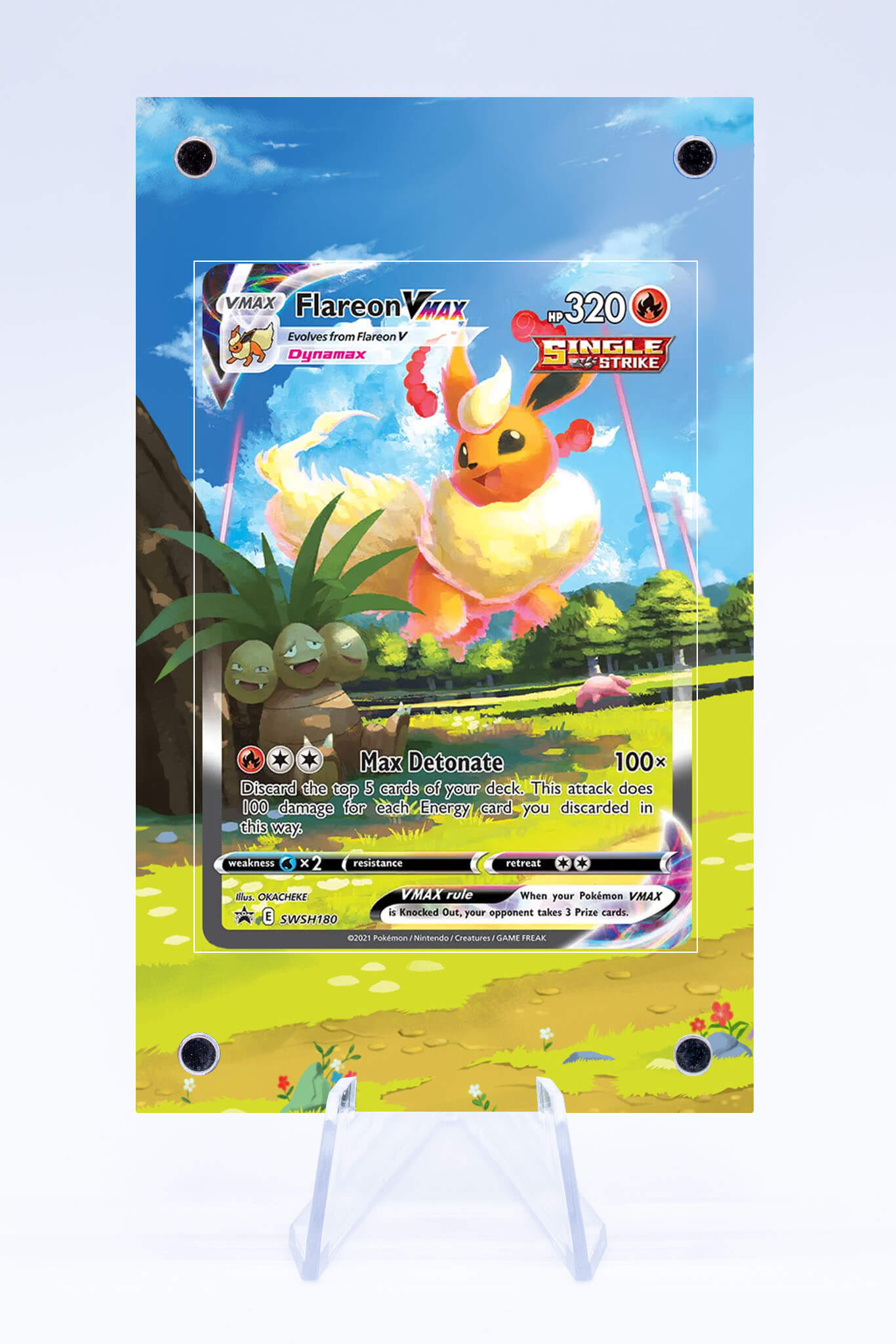 Flareon VMAX SWSH180 Case | Promo | Art Guard (Ungraded)