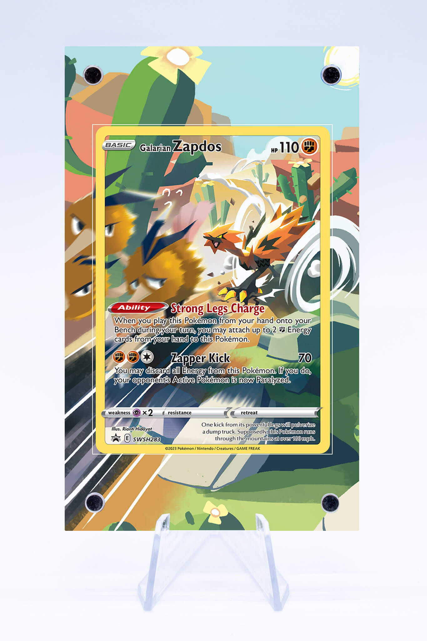 Galarian Zapdos SWSH283 Case | Promo | Art Guard (Ungraded)