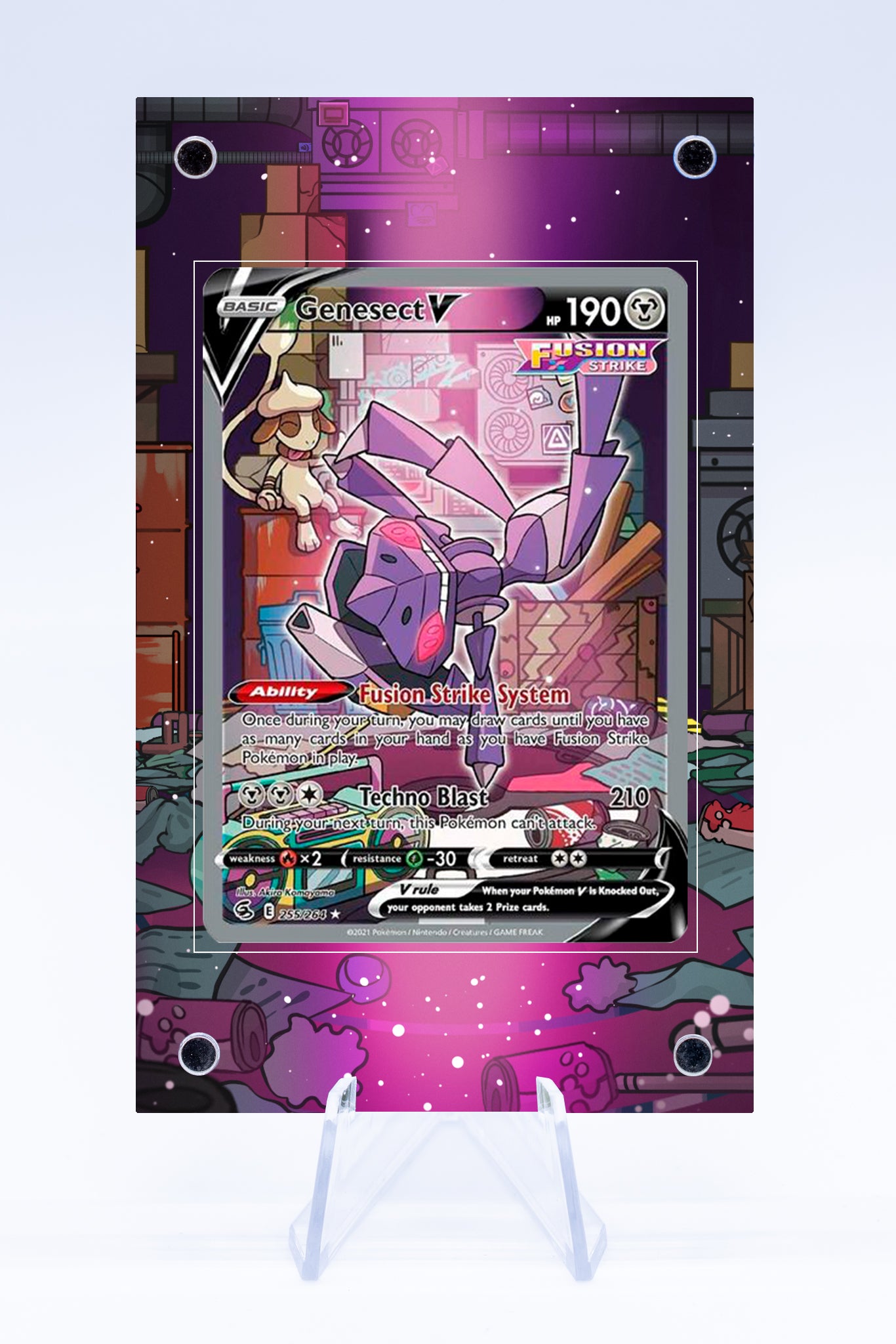 Genesect V 255 264 Case | Art Guard (Ungraded)