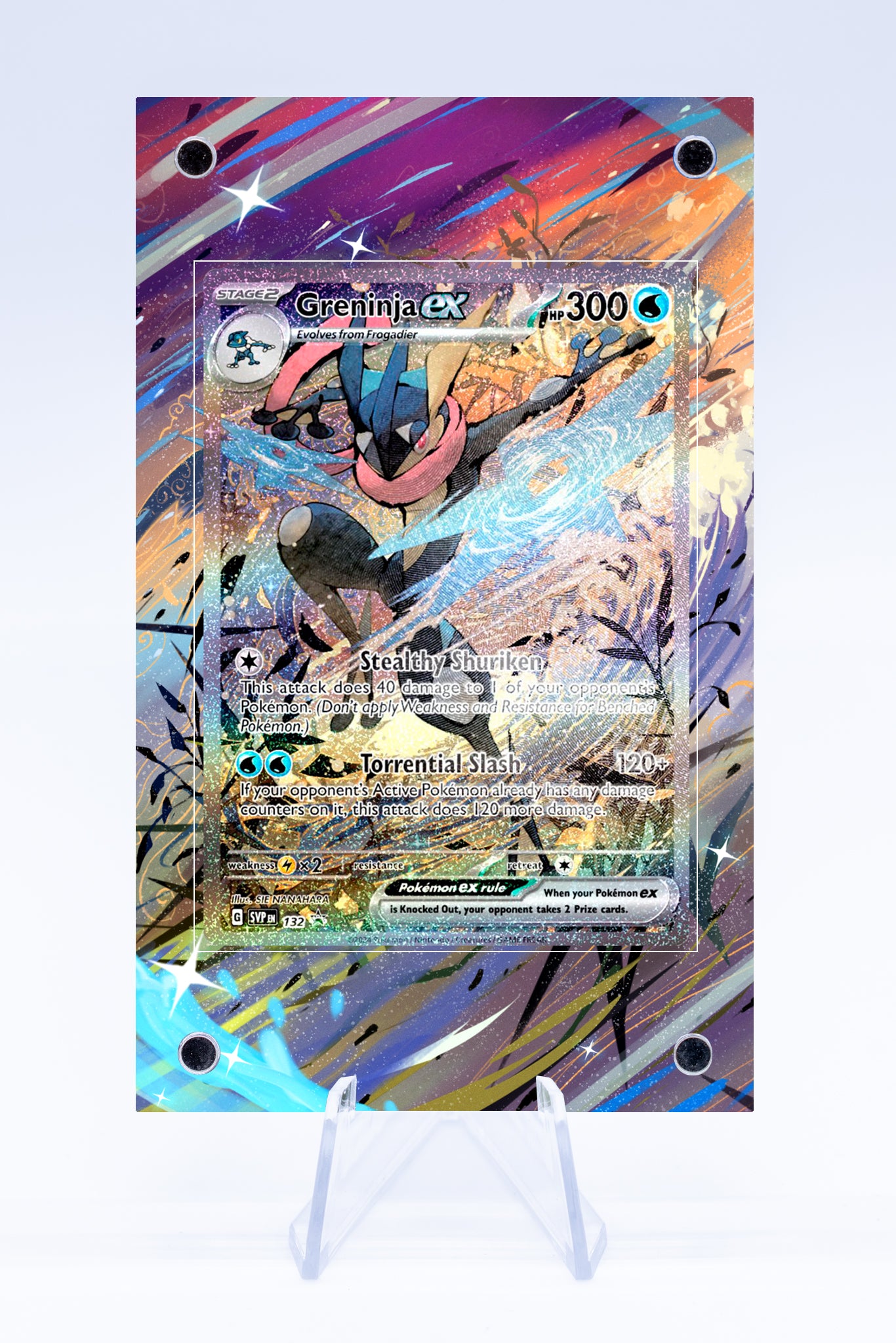 Greninja EX 132 Promo Case | Art Guard (Ungraded)