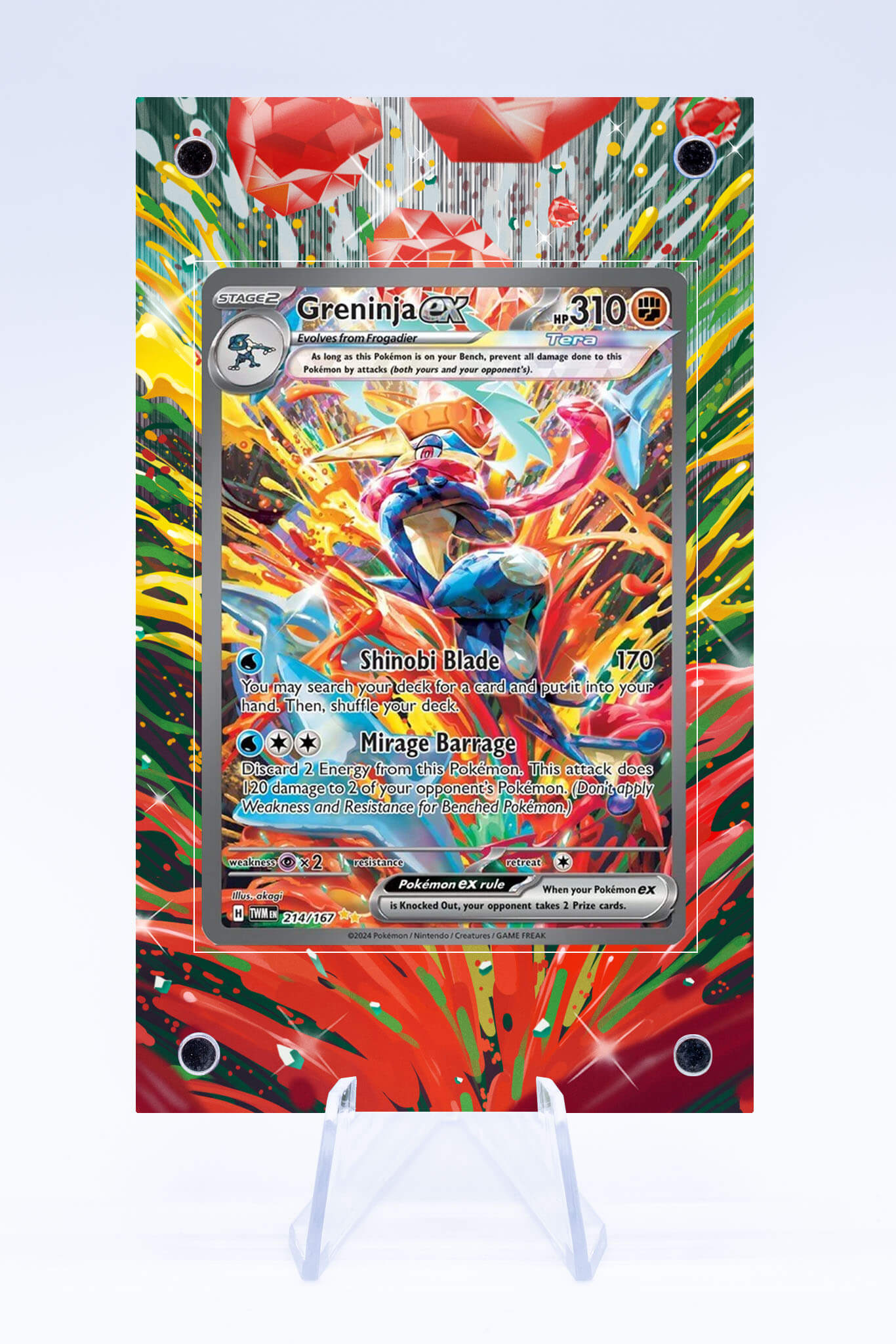 Greninja EX 214 167 Case | Art Guard (Ungraded)