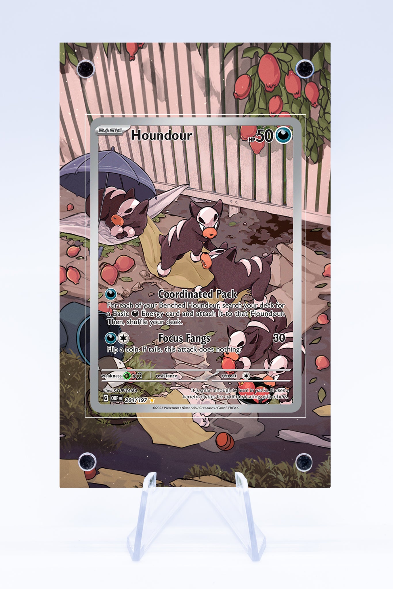 Houndour 204 197 Case | Art Guard (Ungraded)