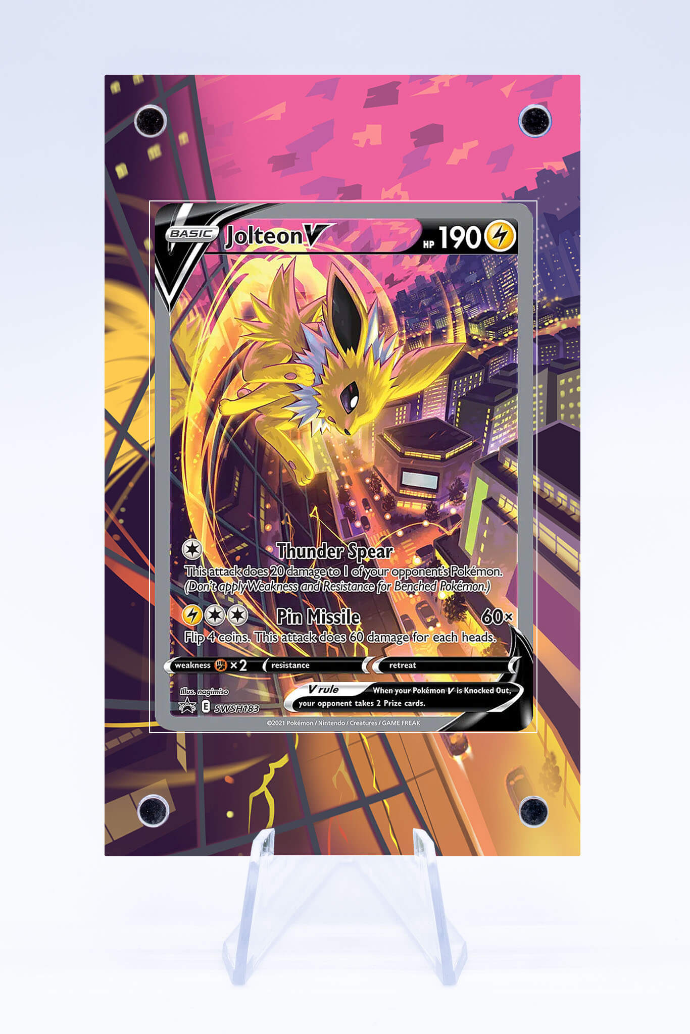 Jolteon V Promo Case | Art Guard (Ungraded)