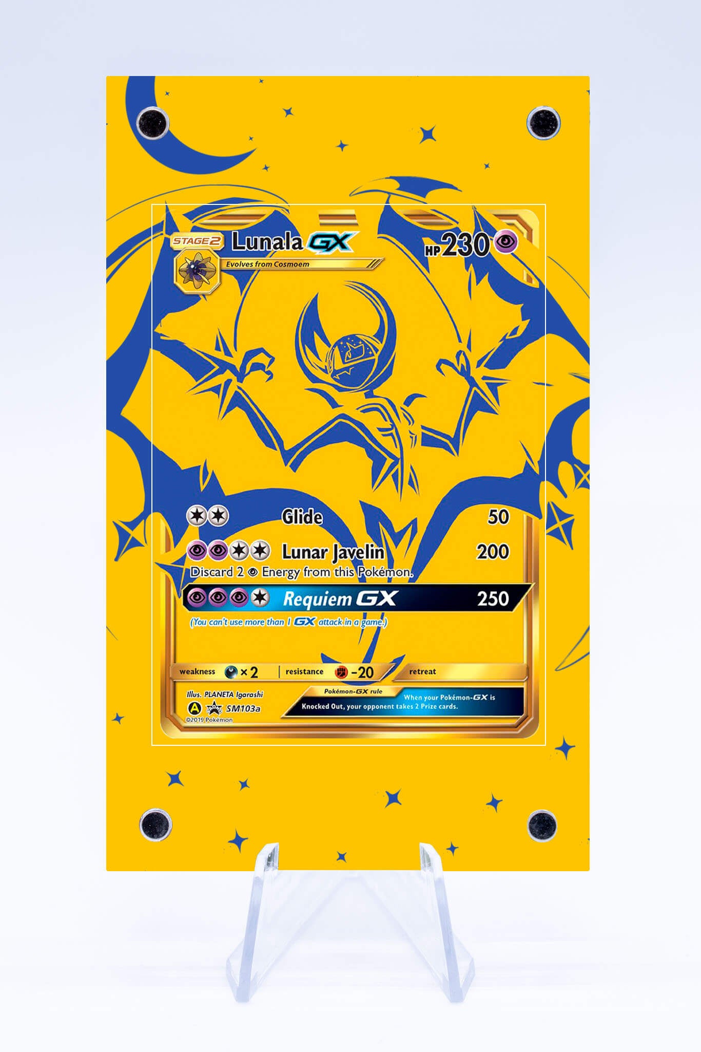 Lunala GX Case | Promo Sun and Moon | Art Guard (Ungraded)