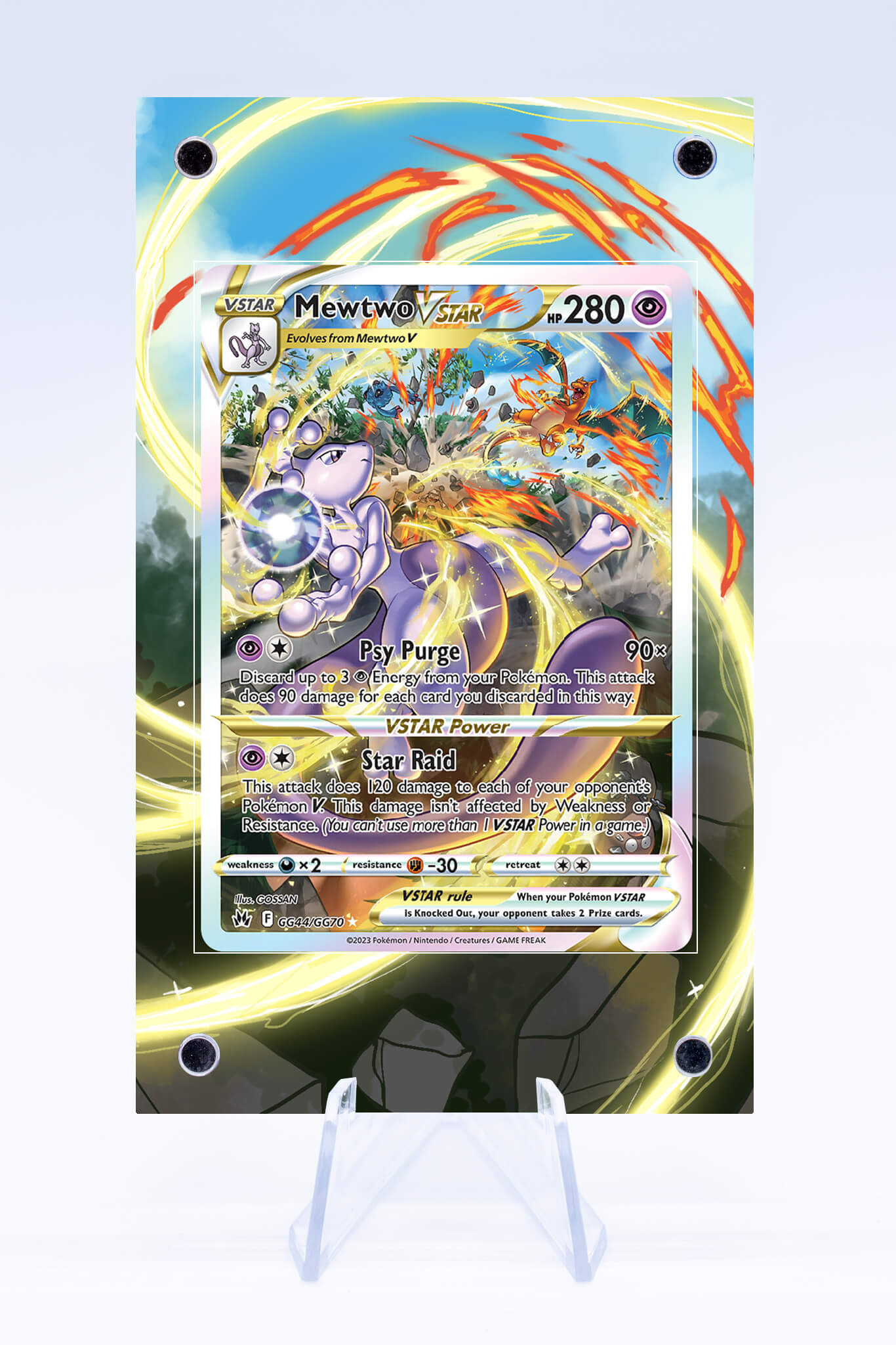 Mewtwo Vstar Alt Art - GG44/GG70 - purchases Crown Zenith