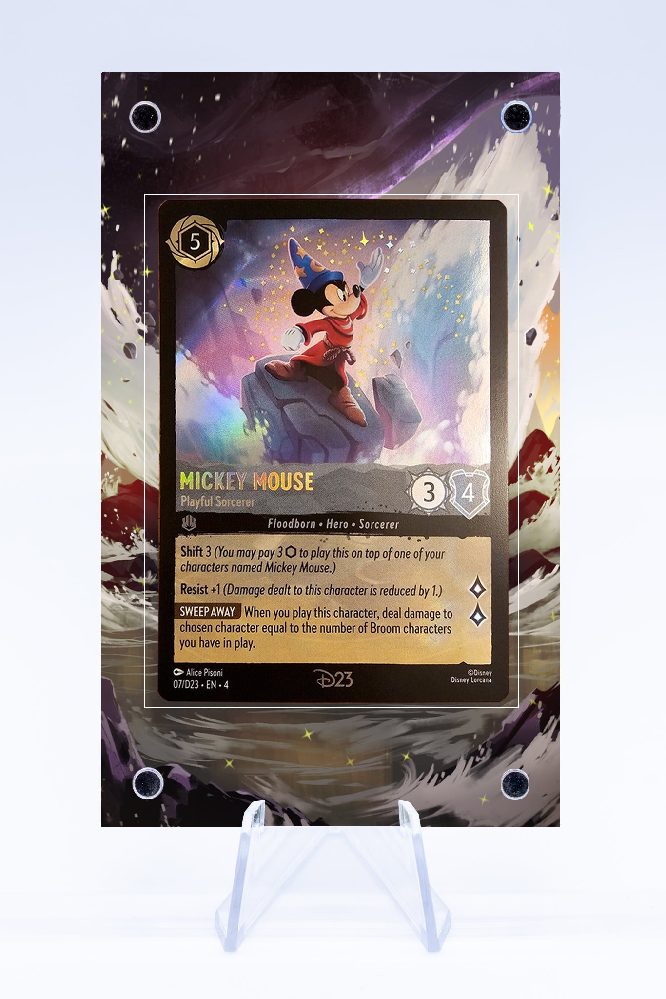 Mickey Mouse Playful Sorcerer Case | Art Guard (Ungraded)