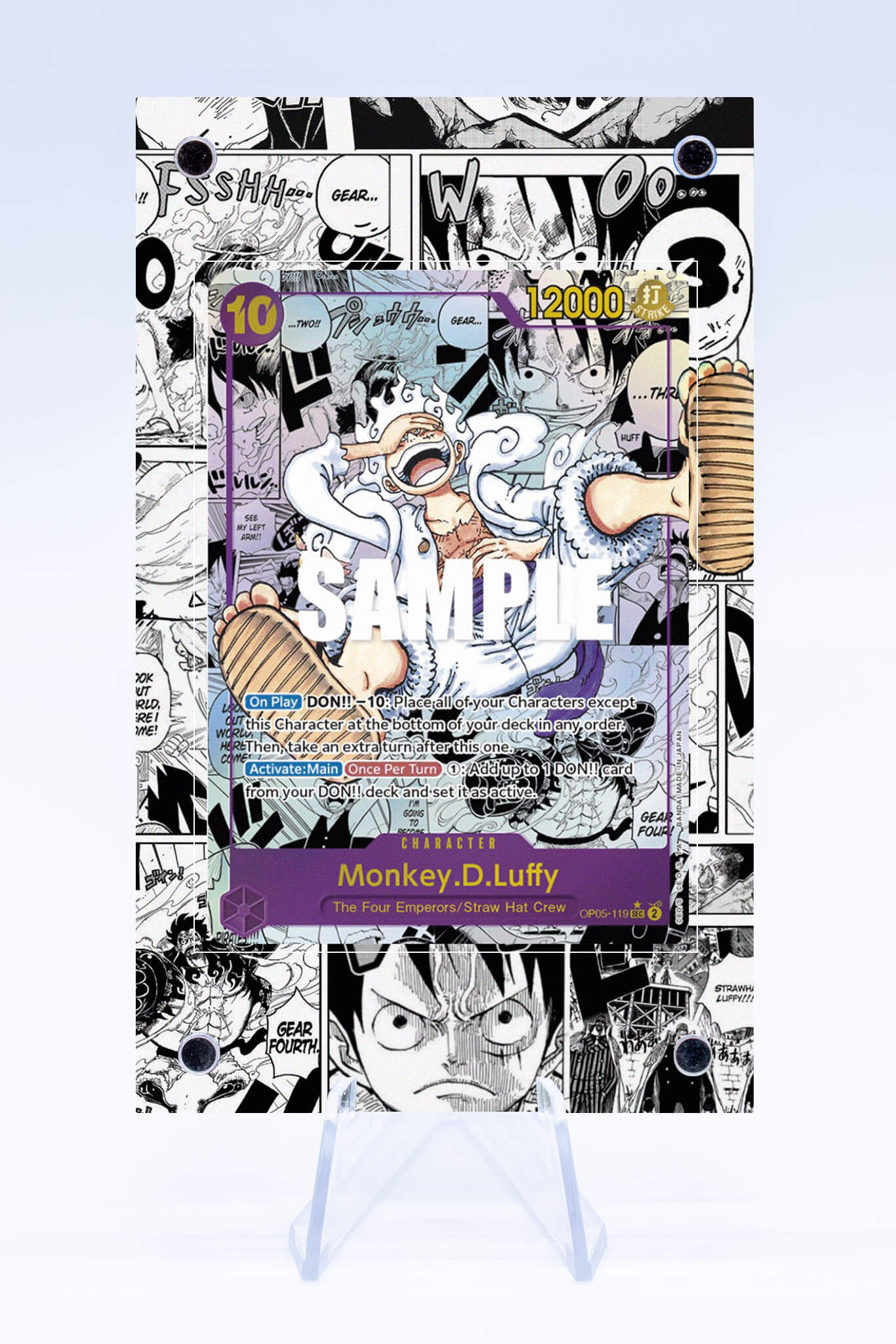 Monkey D Luffy OP05-119 Manga Case | ONE PIECE | Art Guard (Ungraded)