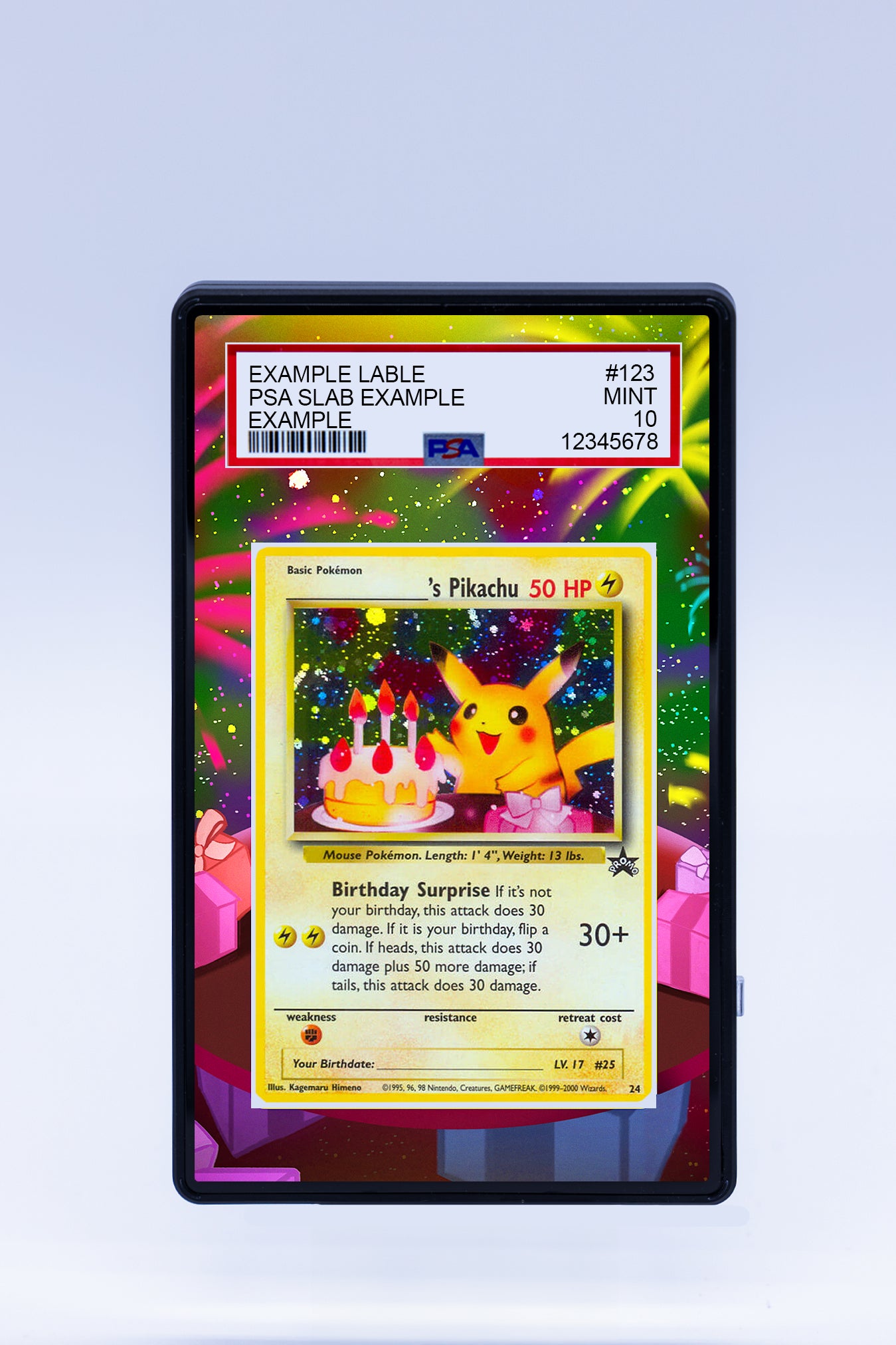 Pikachu Birthday (Graded) Case