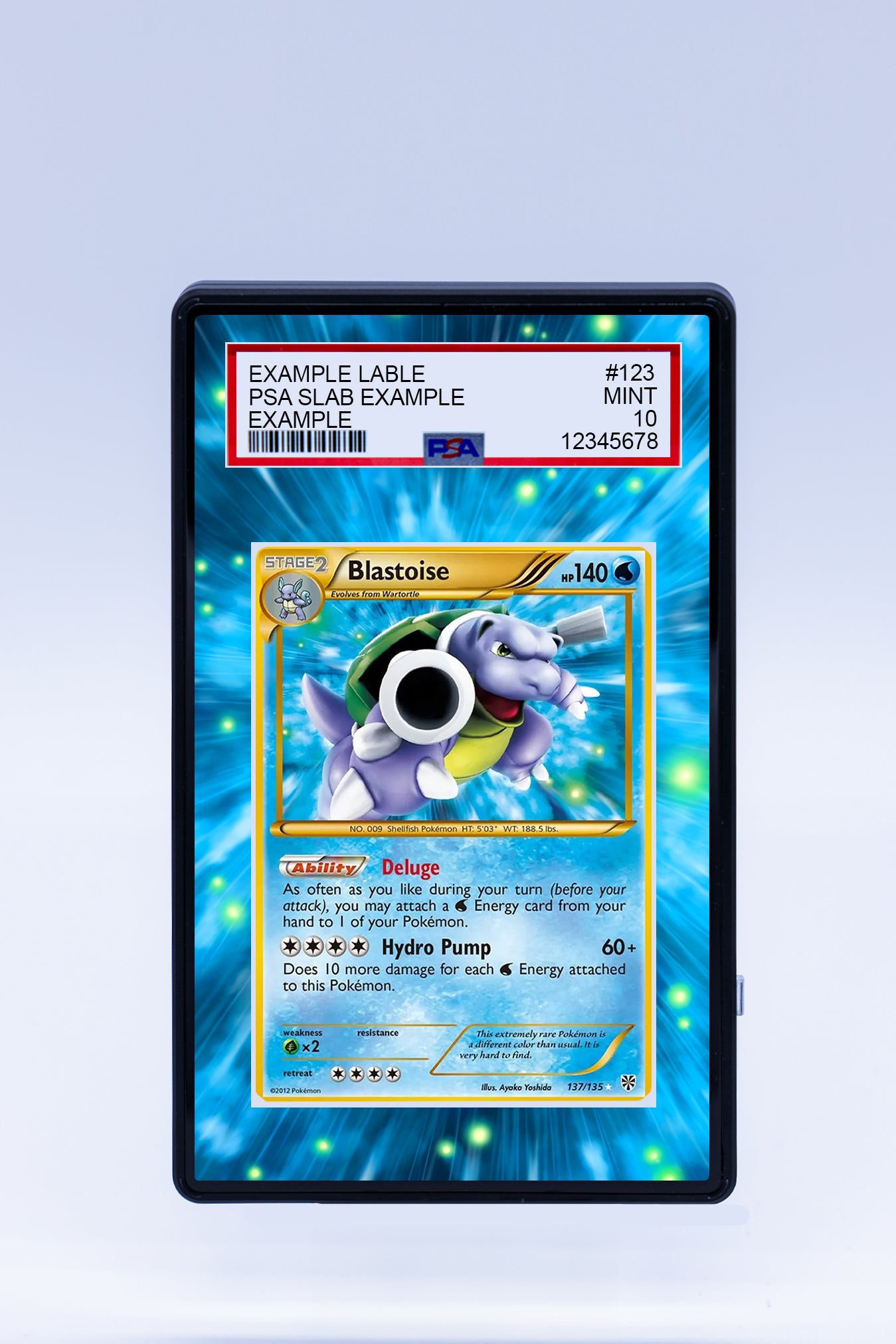 Blastoise 137 135 (Graded) Case