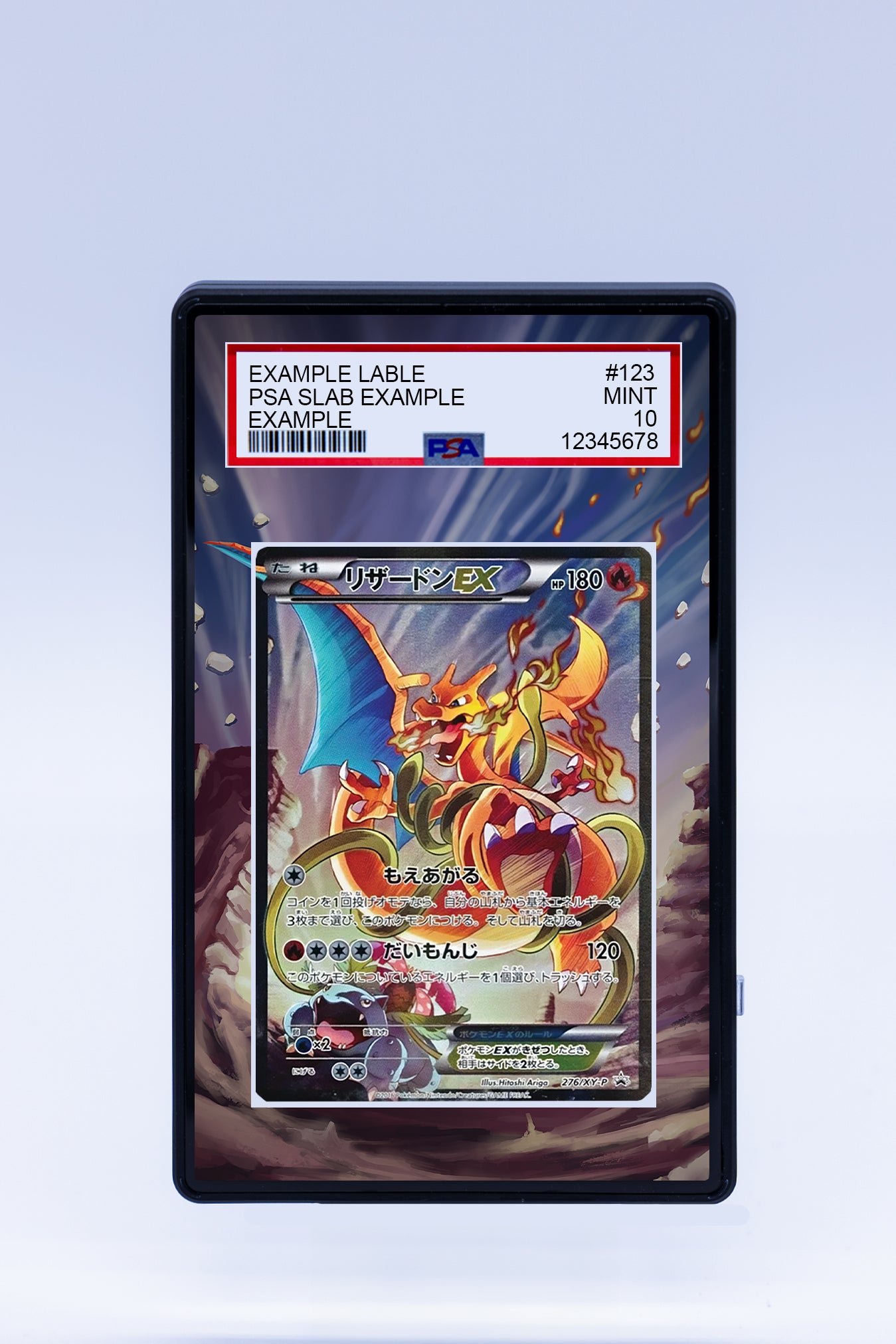 Charizard EX 276 XY-P (Graded) Case