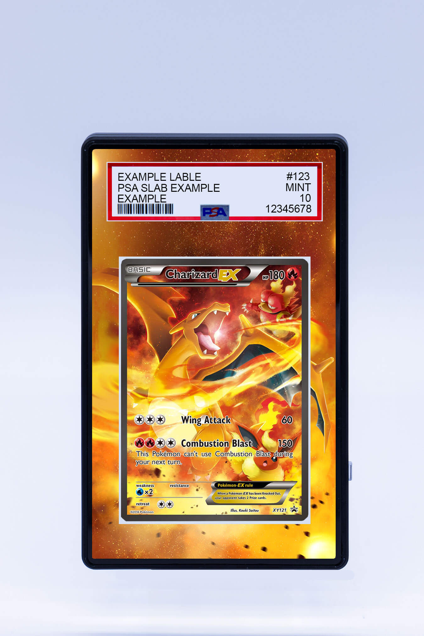 Charizard EX XY121 Promo (Graded) Case