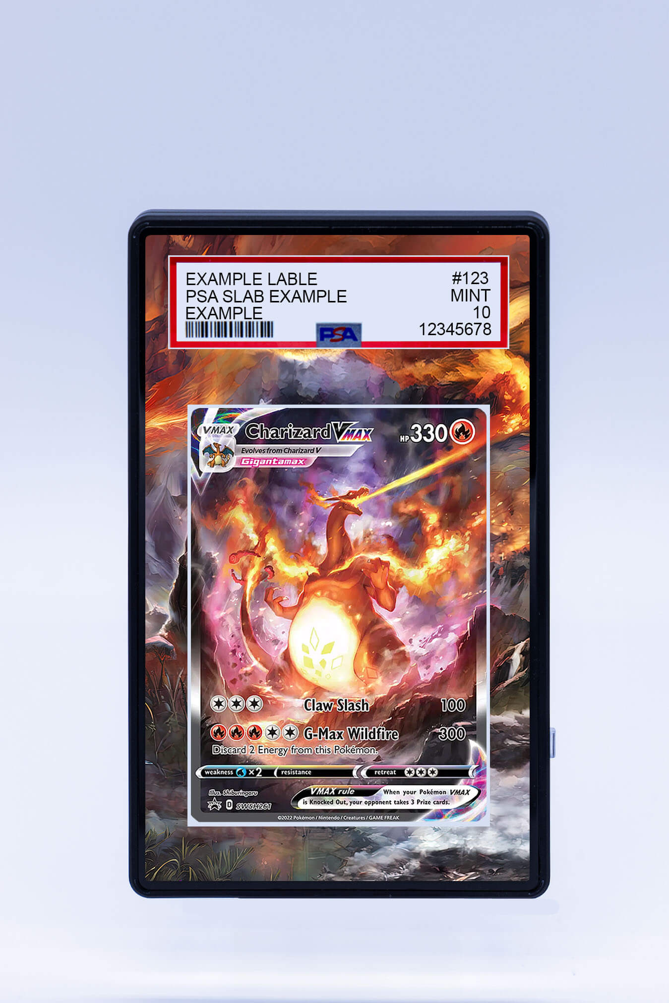 Charizard VMAX SWSH261 UPC Promo (Graded) Case