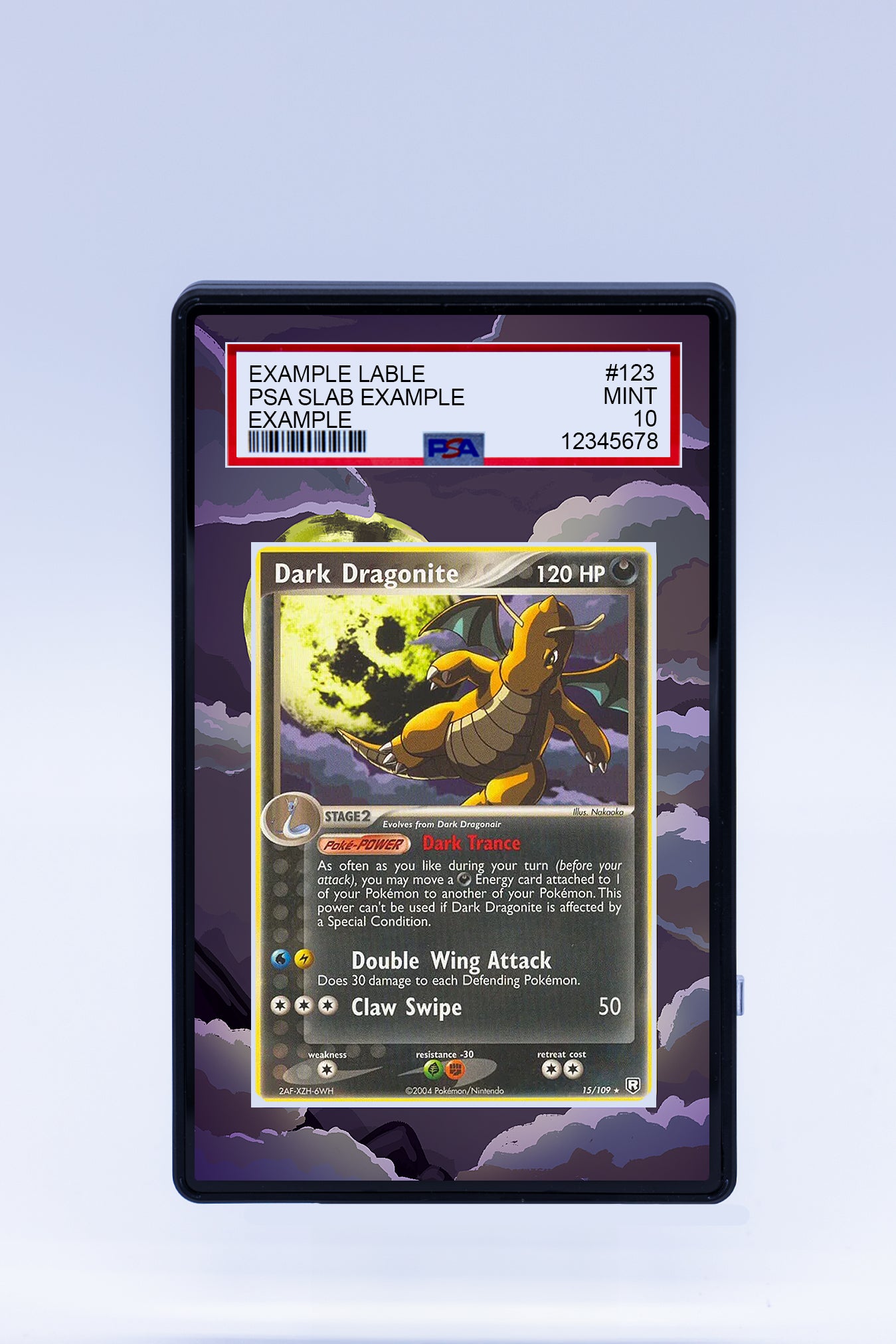 Dark Dragonite 15 109 (Graded) Case