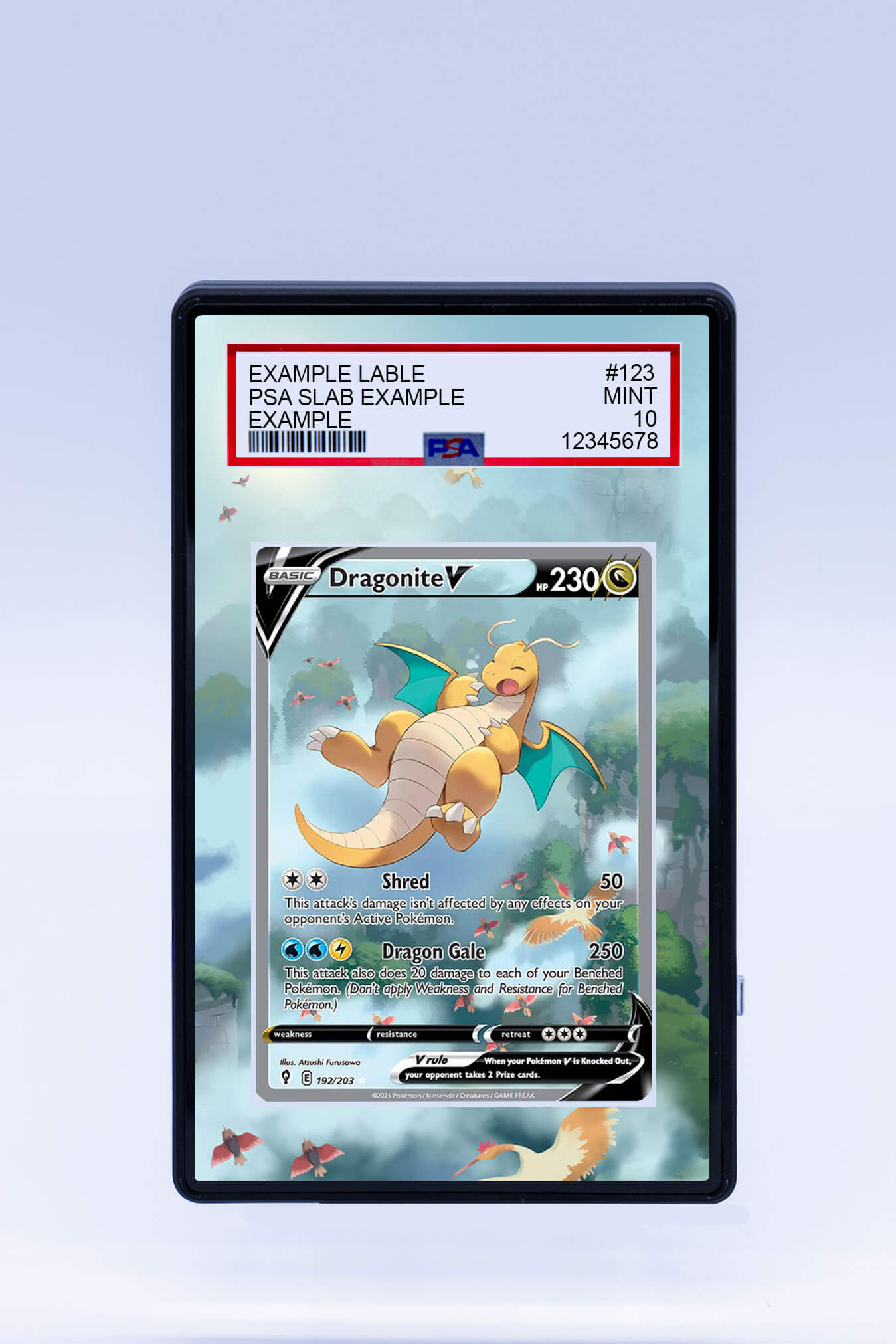 Dragonite V 192/203 (Graded)