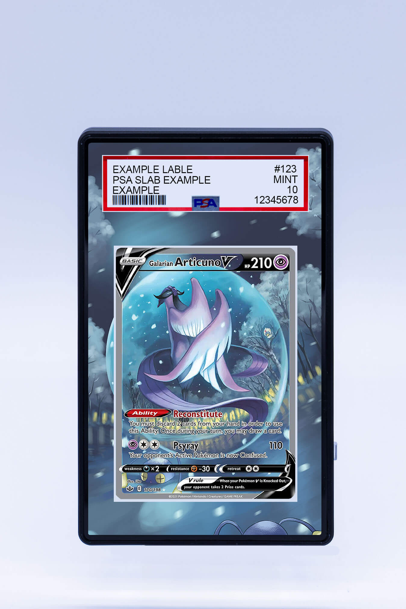 Galarian Articuno V 170/198 (Graded)