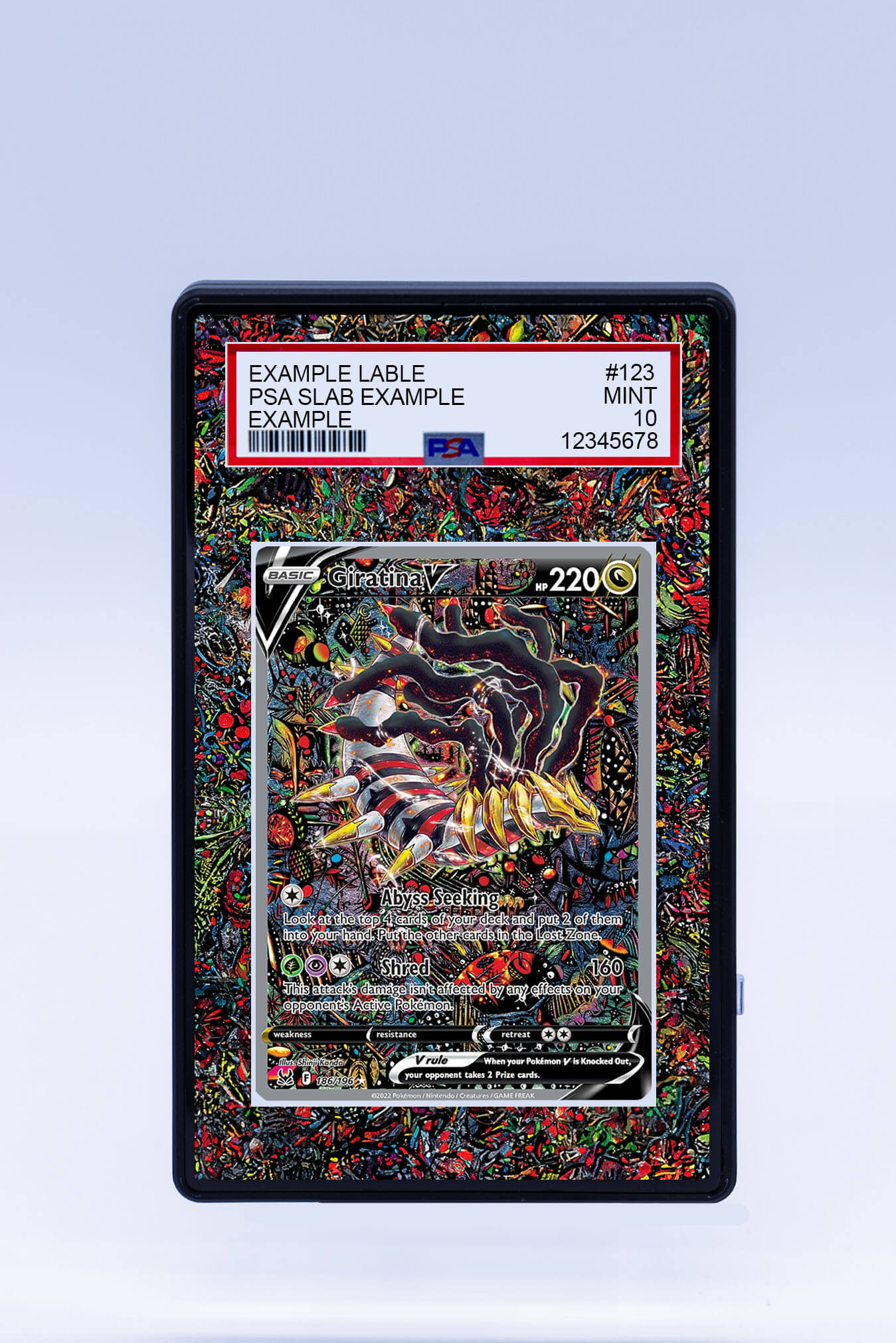 Giratina V 186/196 (Graded)