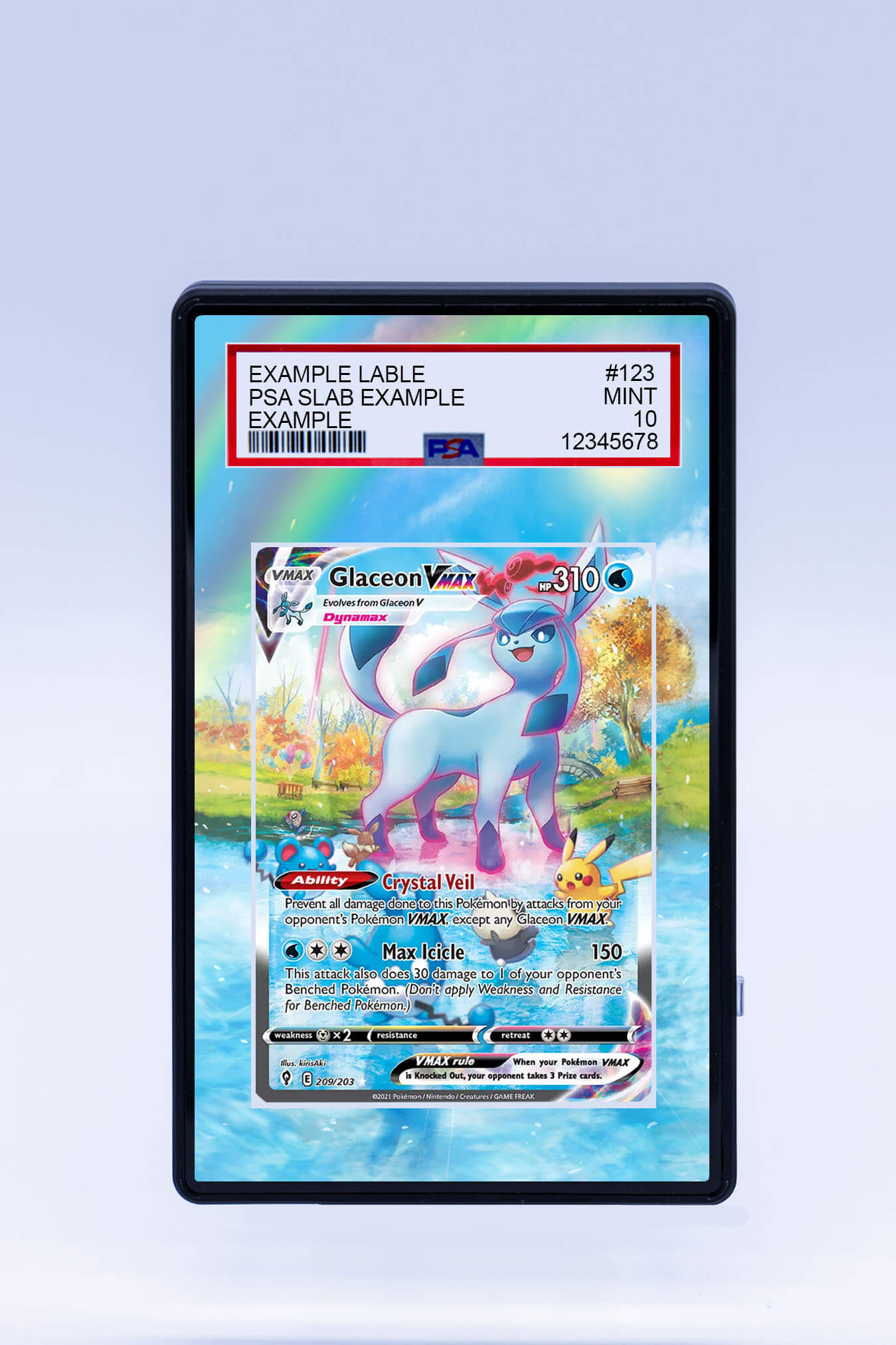 Glaceon VMAX 209/203 (Graded)