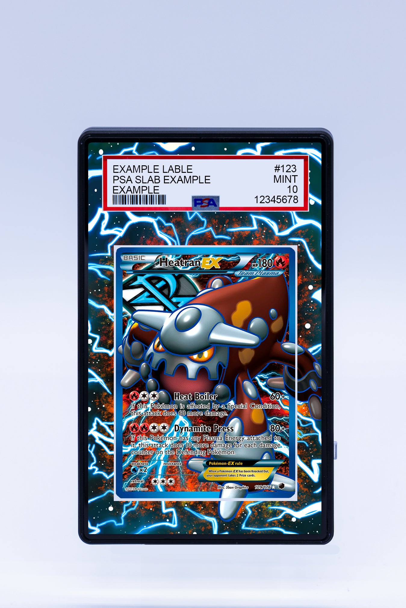 Heatran EX 109 116 (Graded) Case