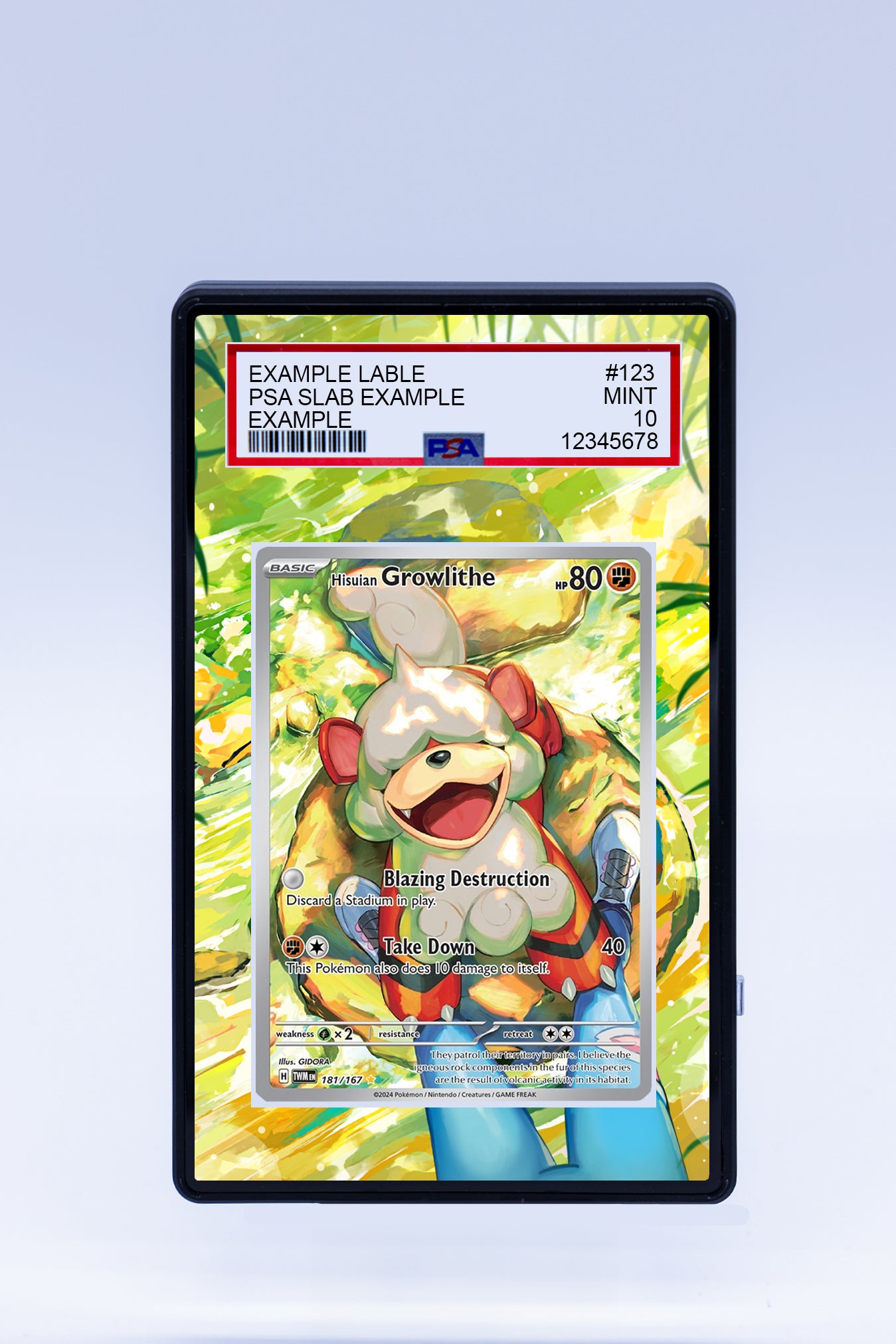 Hisuian Growlithe 181 167 (Graded) Case