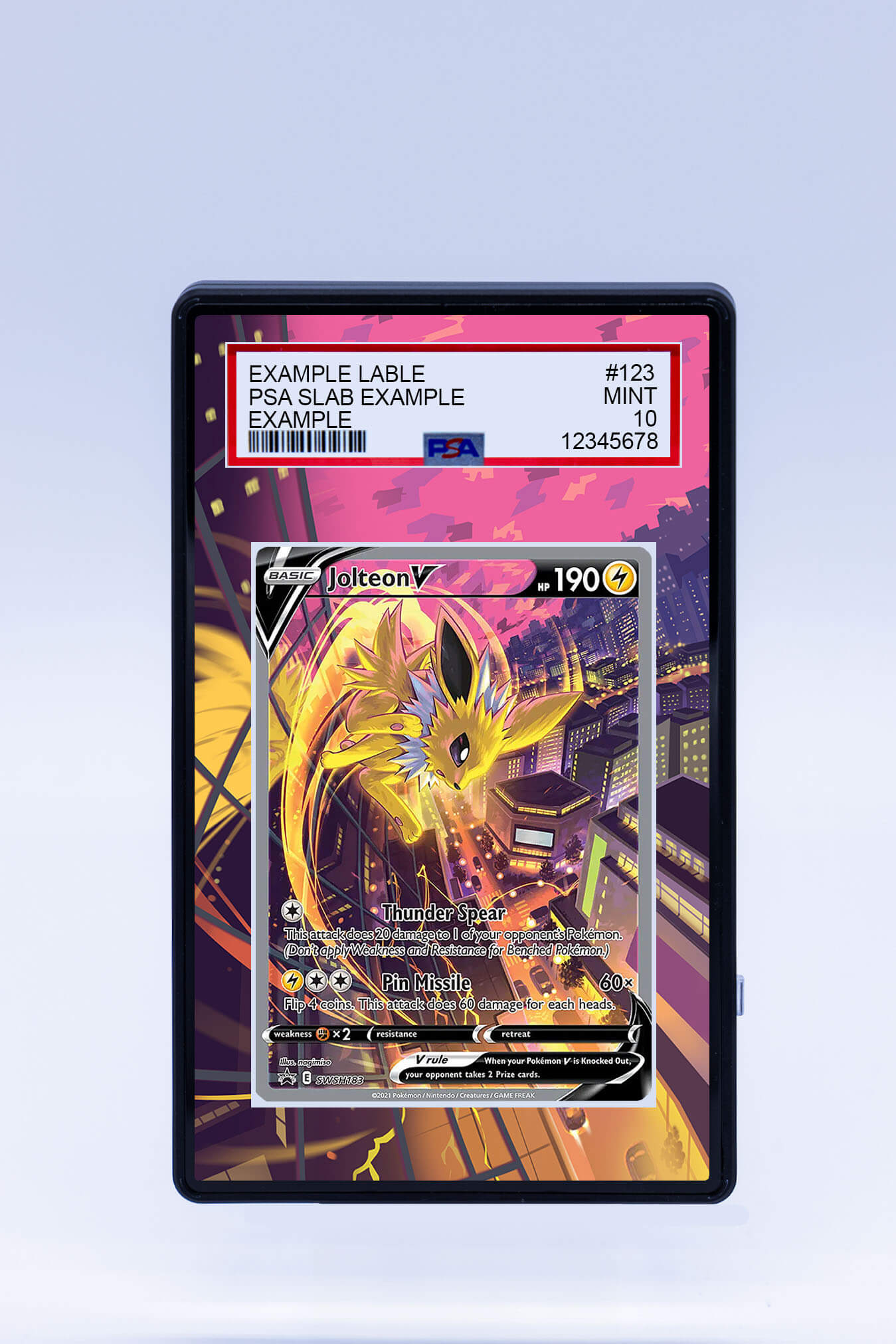 Jolteon V SWSH183 (Graded)