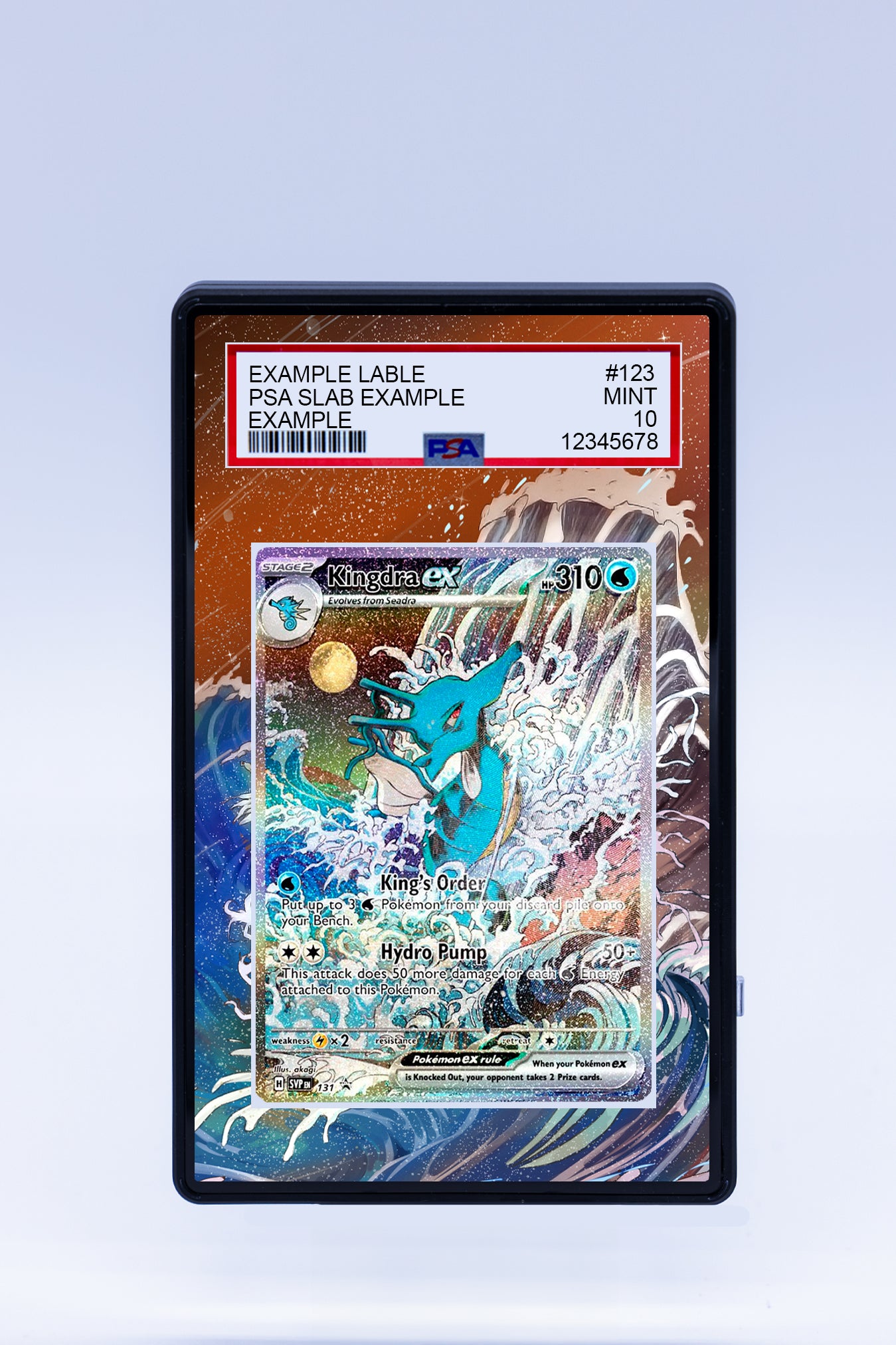 Kingdra EX 131 Promo (Graded) Case