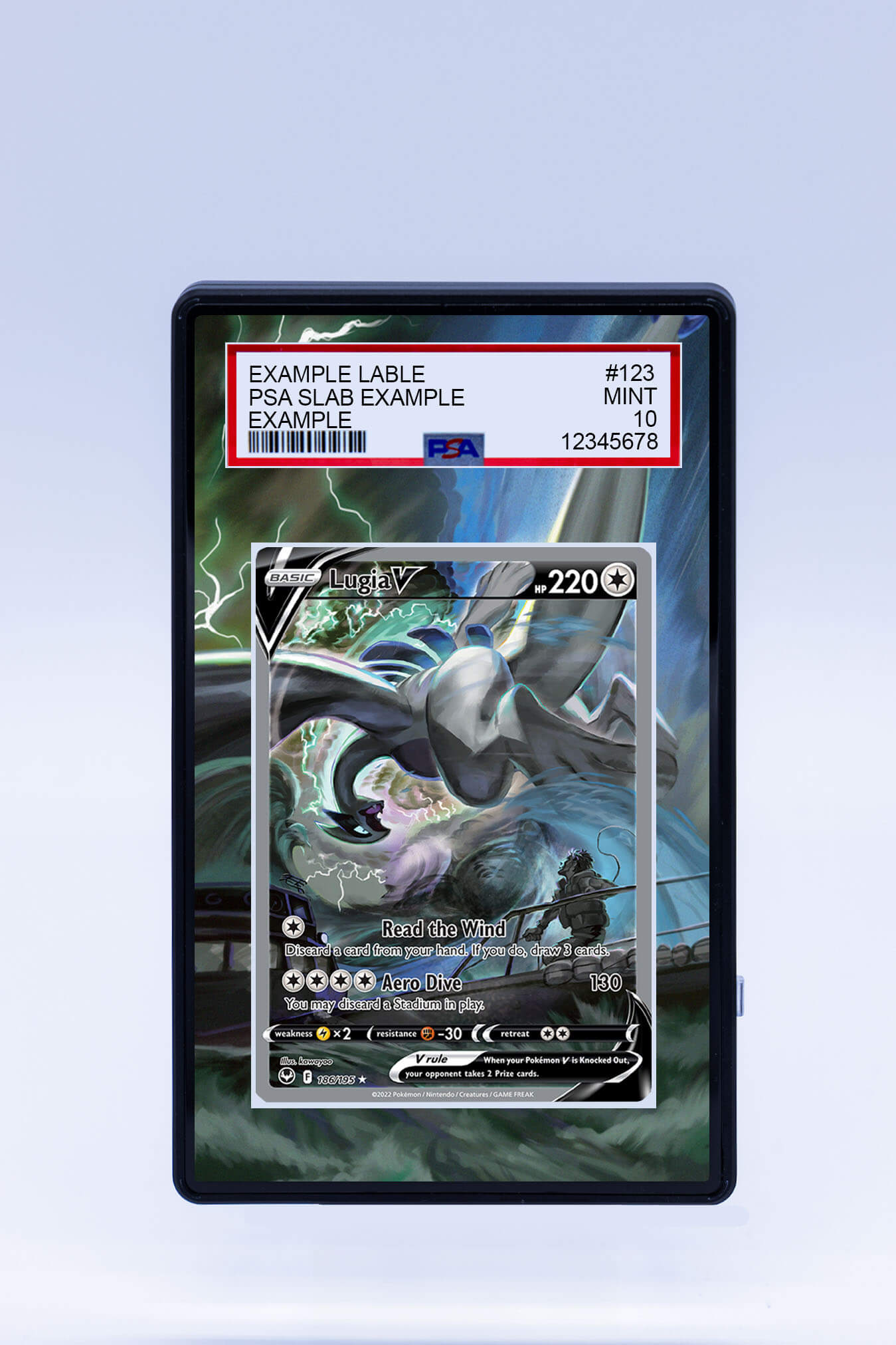 Lugia V 186/195 (Graded)