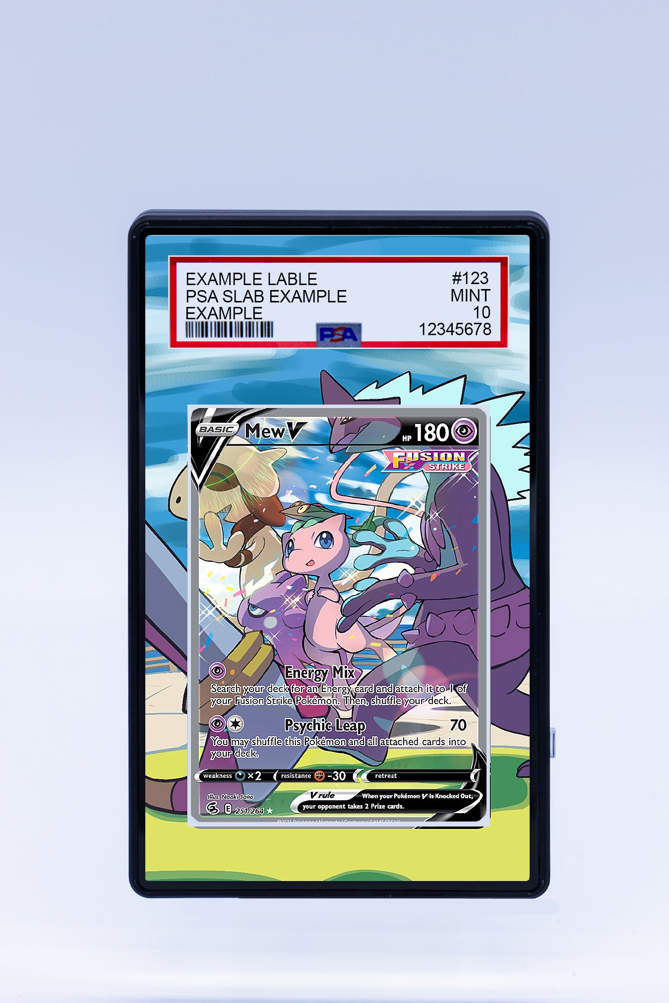 Mew V 251 264 (Graded) Case