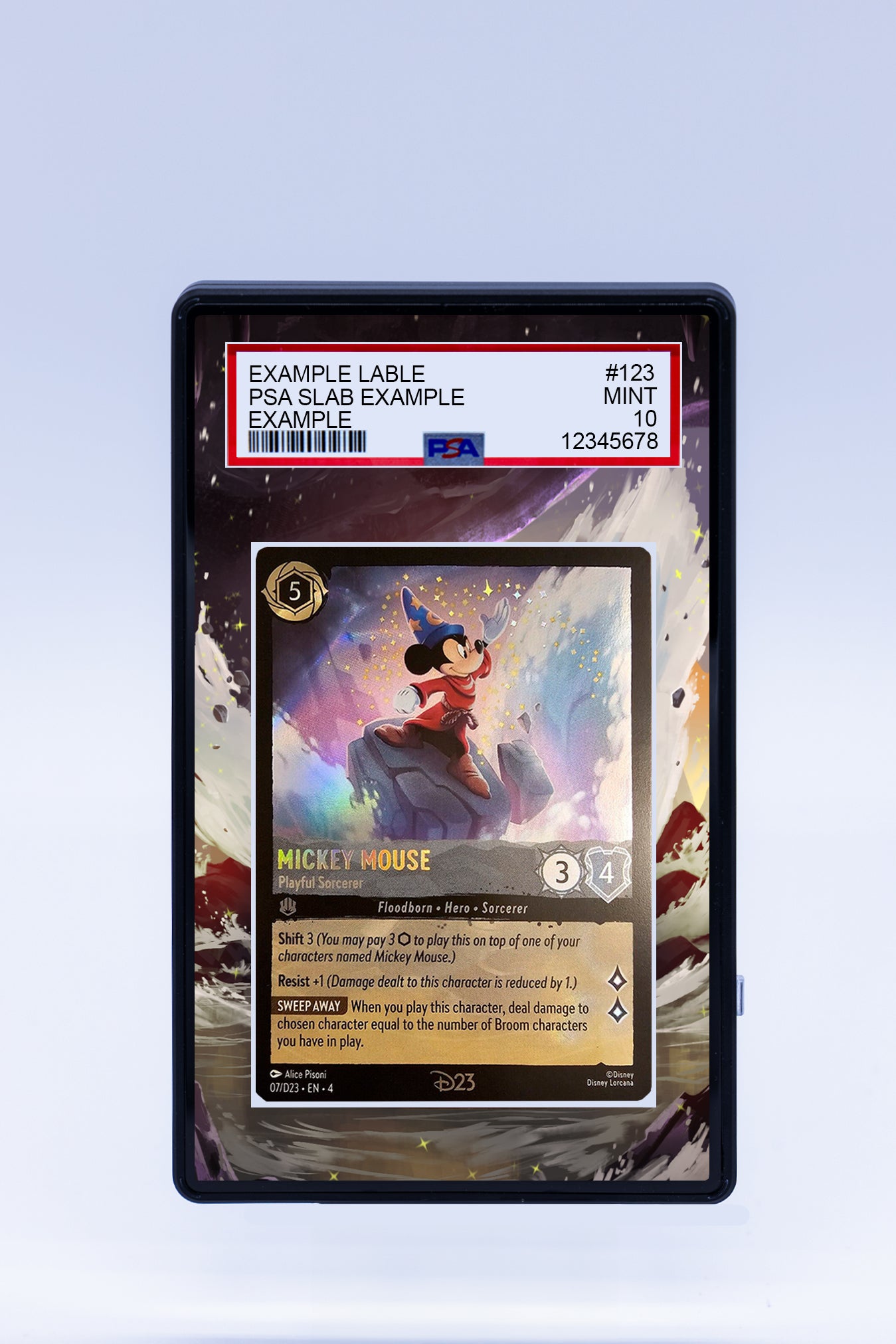 Mickey Mouse Playful Sorcerer (Graded) Case