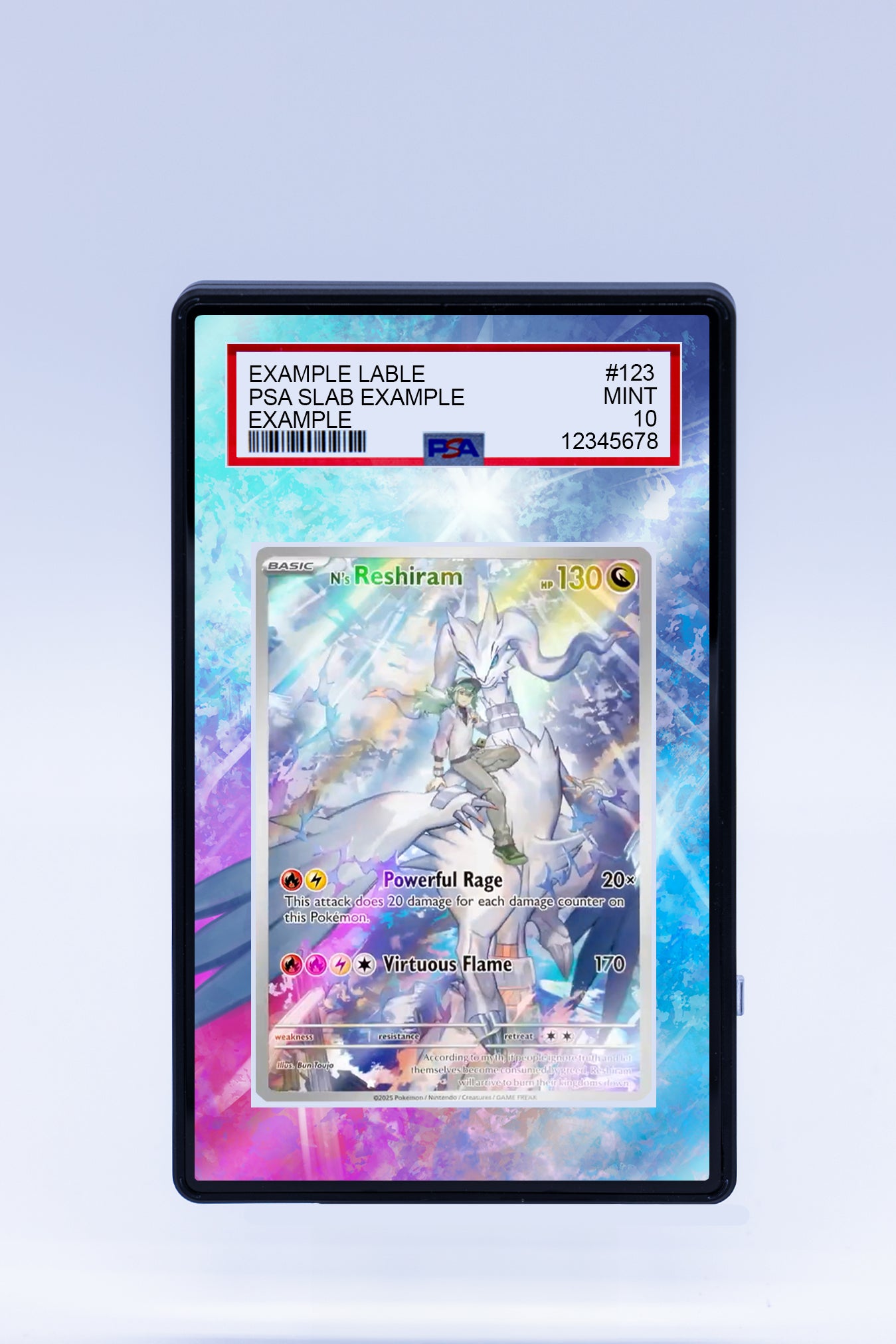 N's Reshiram (Graded) Case