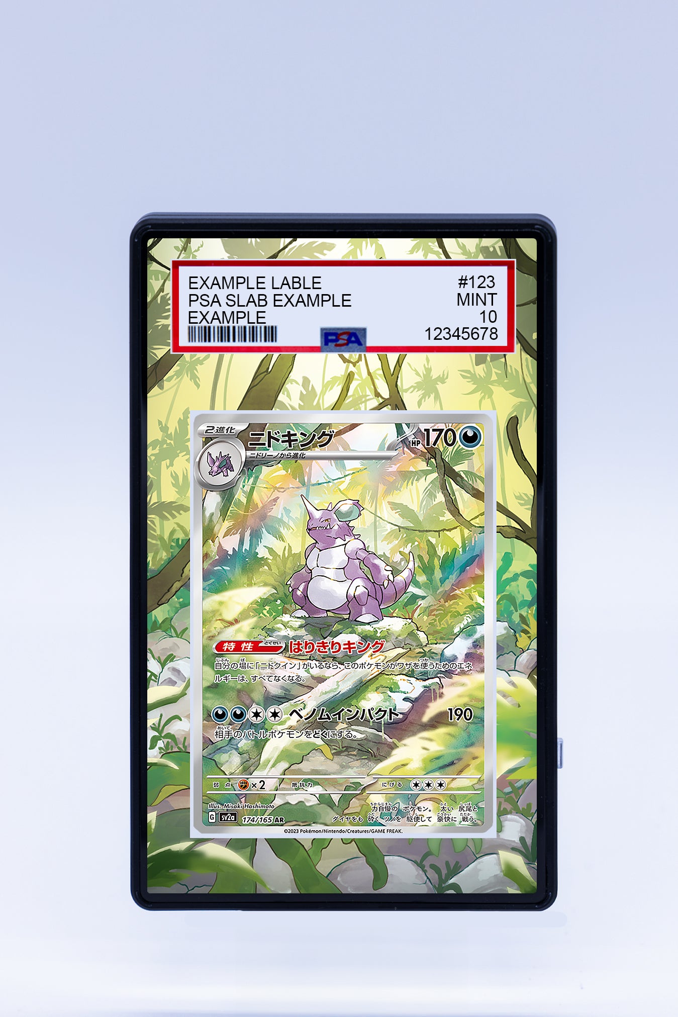 Nidoking 174 165 Case (Graded)