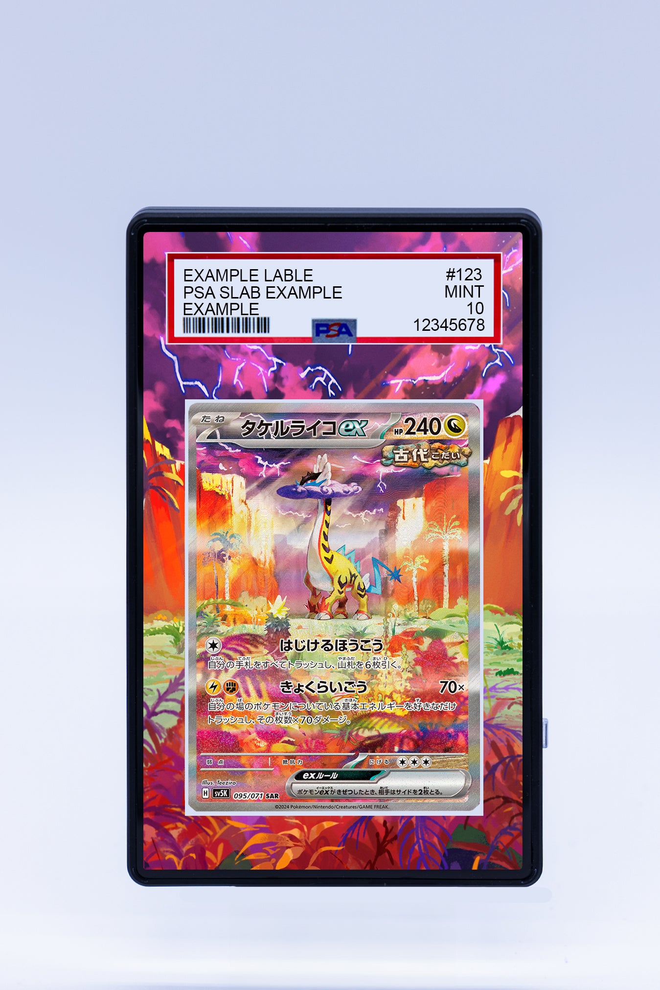 Raging Bolt 208 162 (Graded) Case