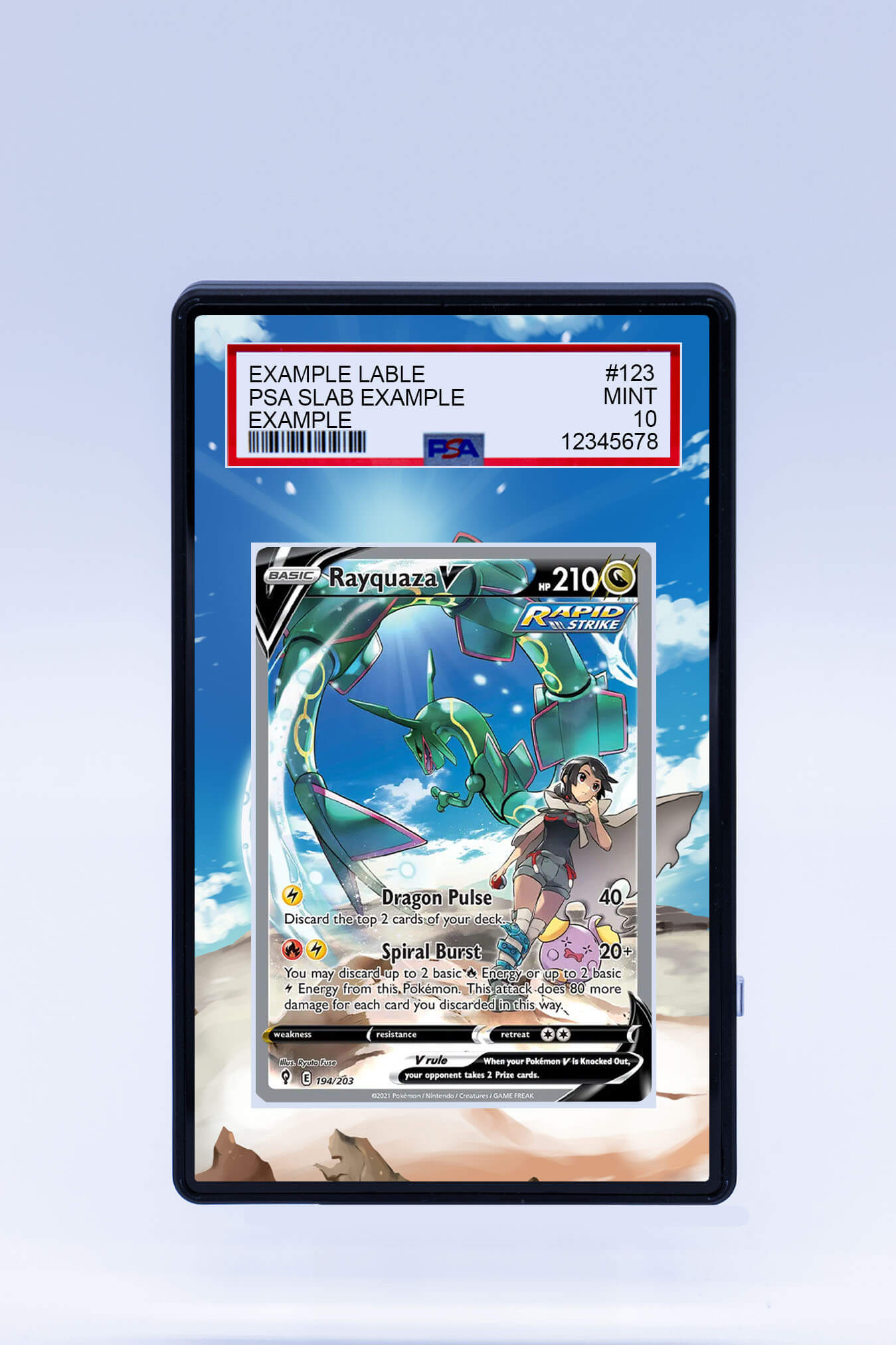 Rayquaza V 194/203 (Graded)