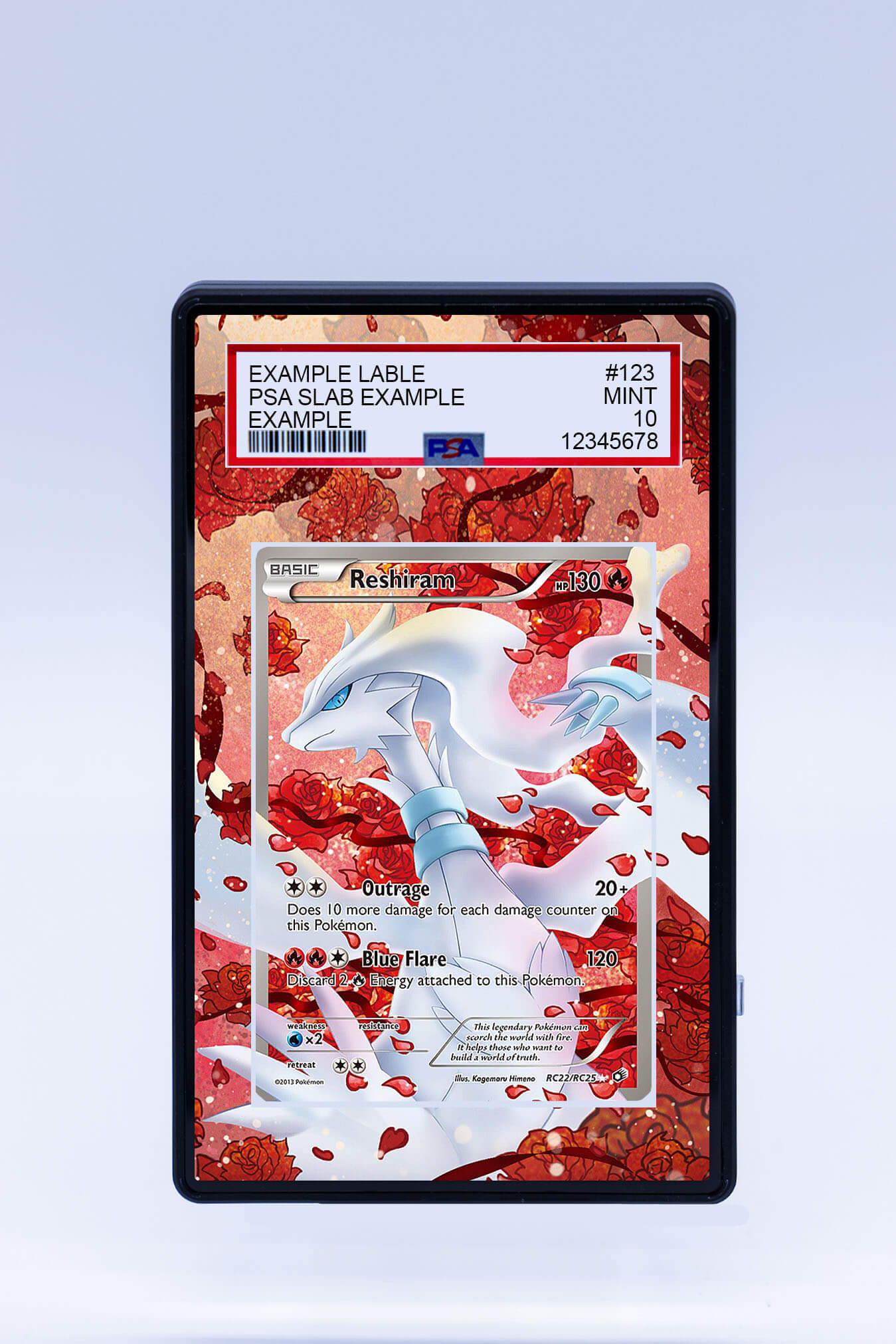 Reshiram RC22/RC25 (Graded)