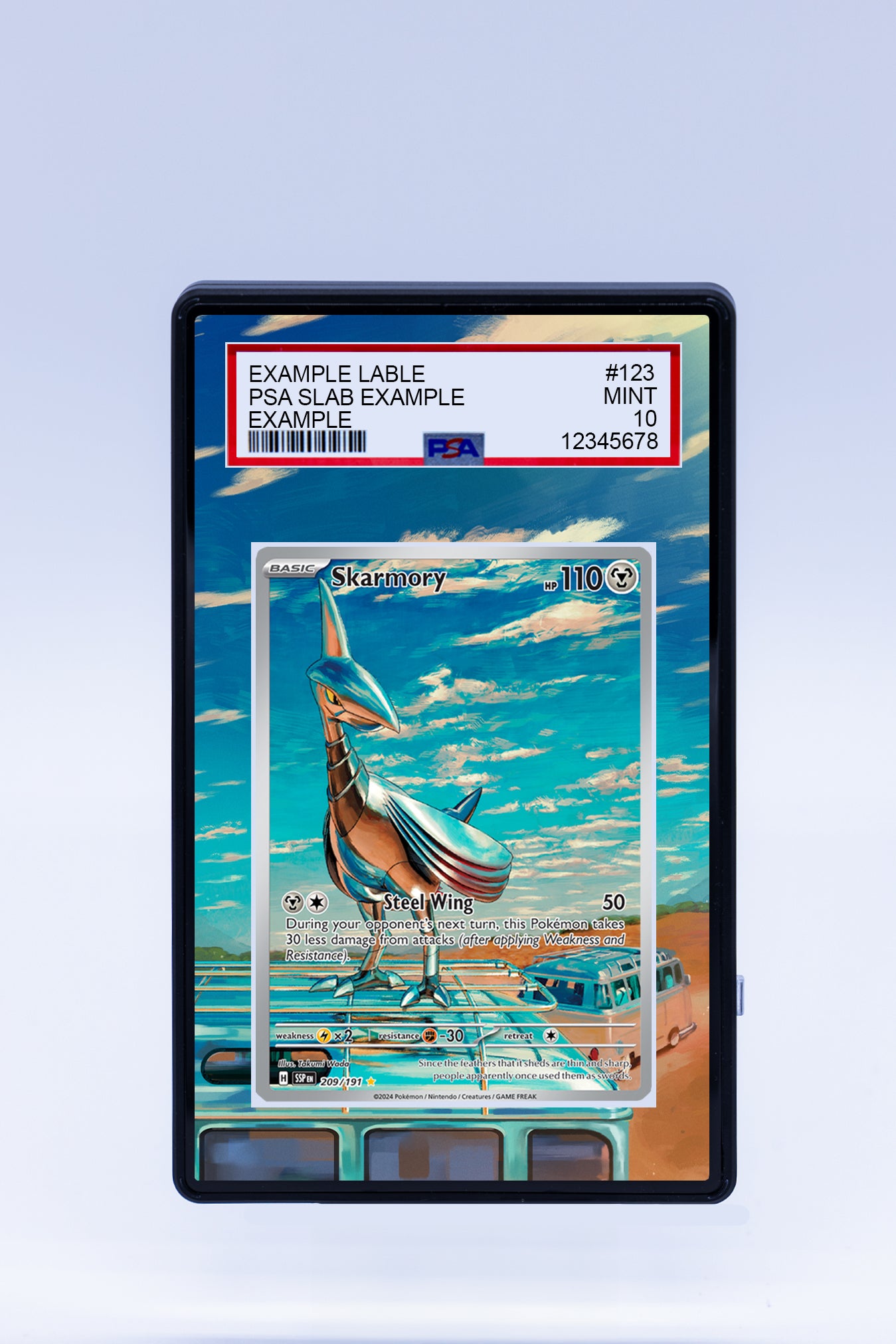 Skarmory 209 191 (Graded) Case