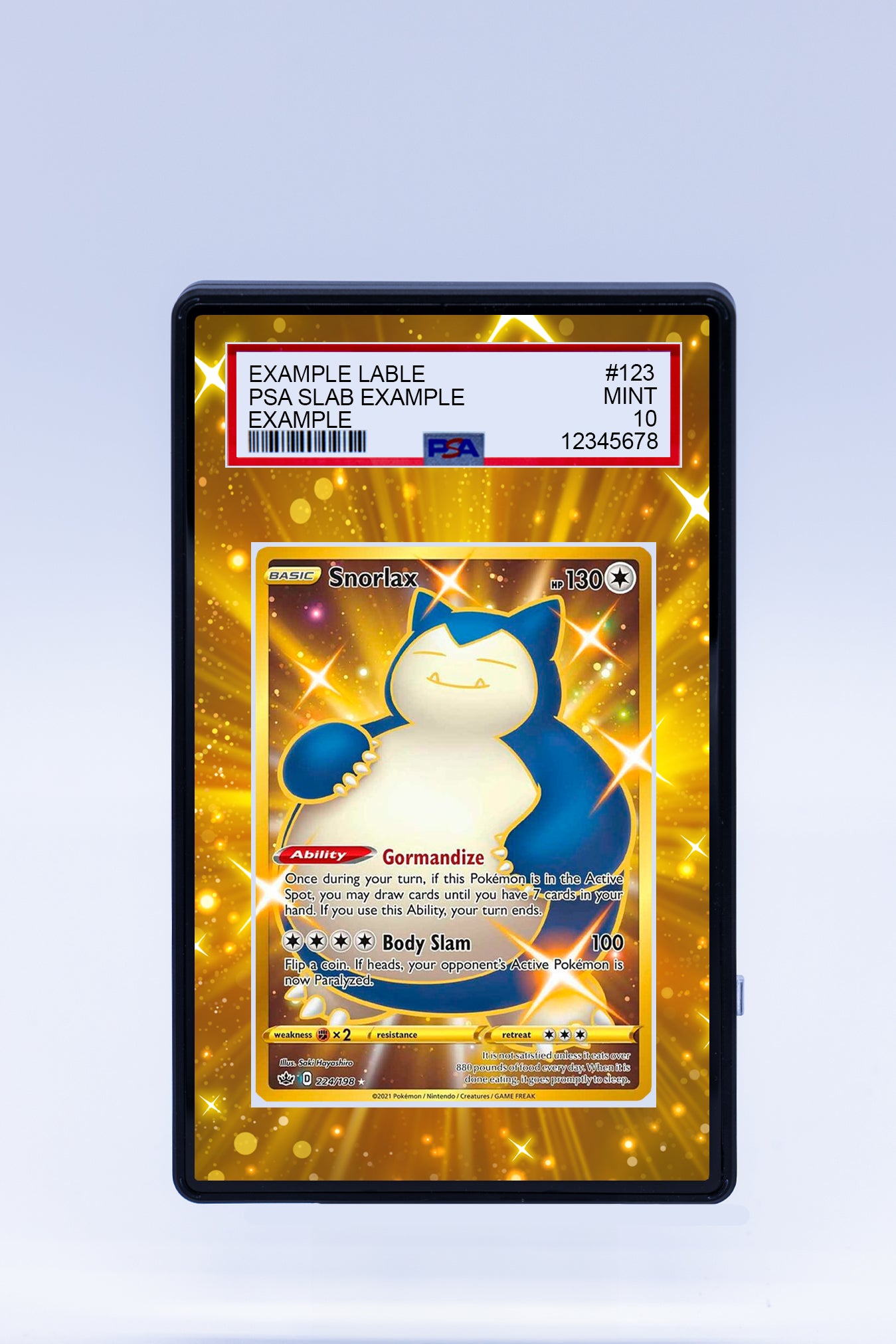 Snorlax 224 198 (Graded) Case