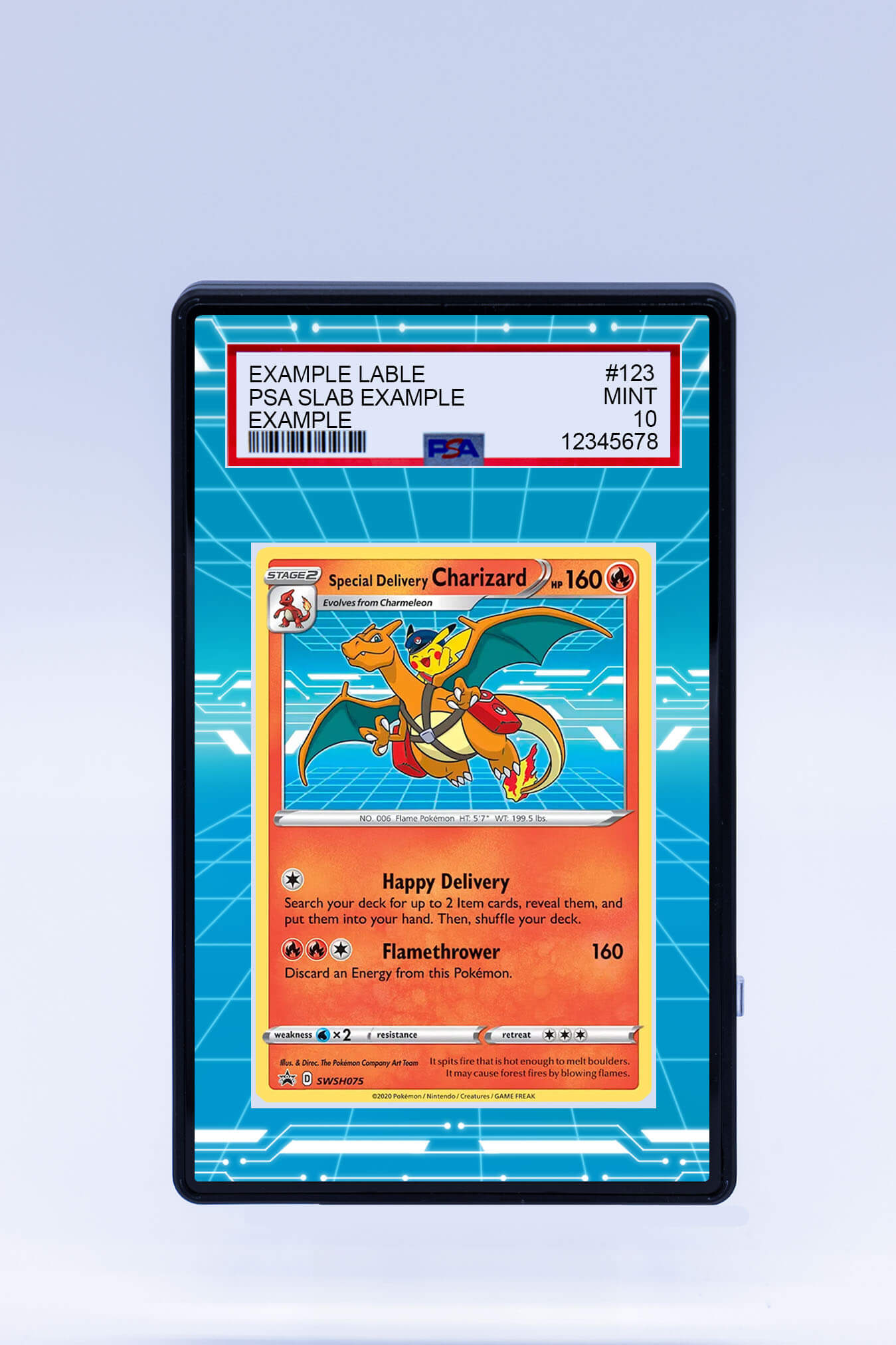 Special Delivery Charizard SWSH075 Promo (Graded)