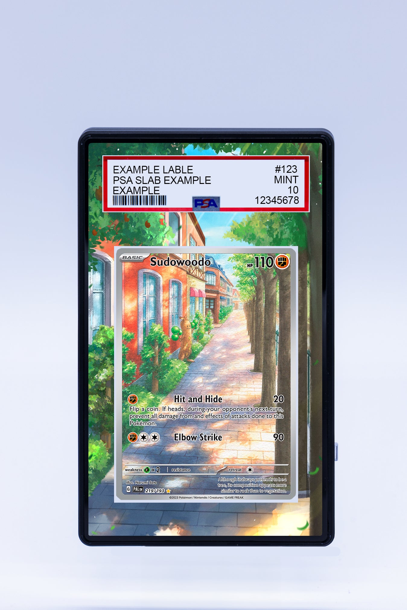 Sudowoodo 219 193 (Graded) Case