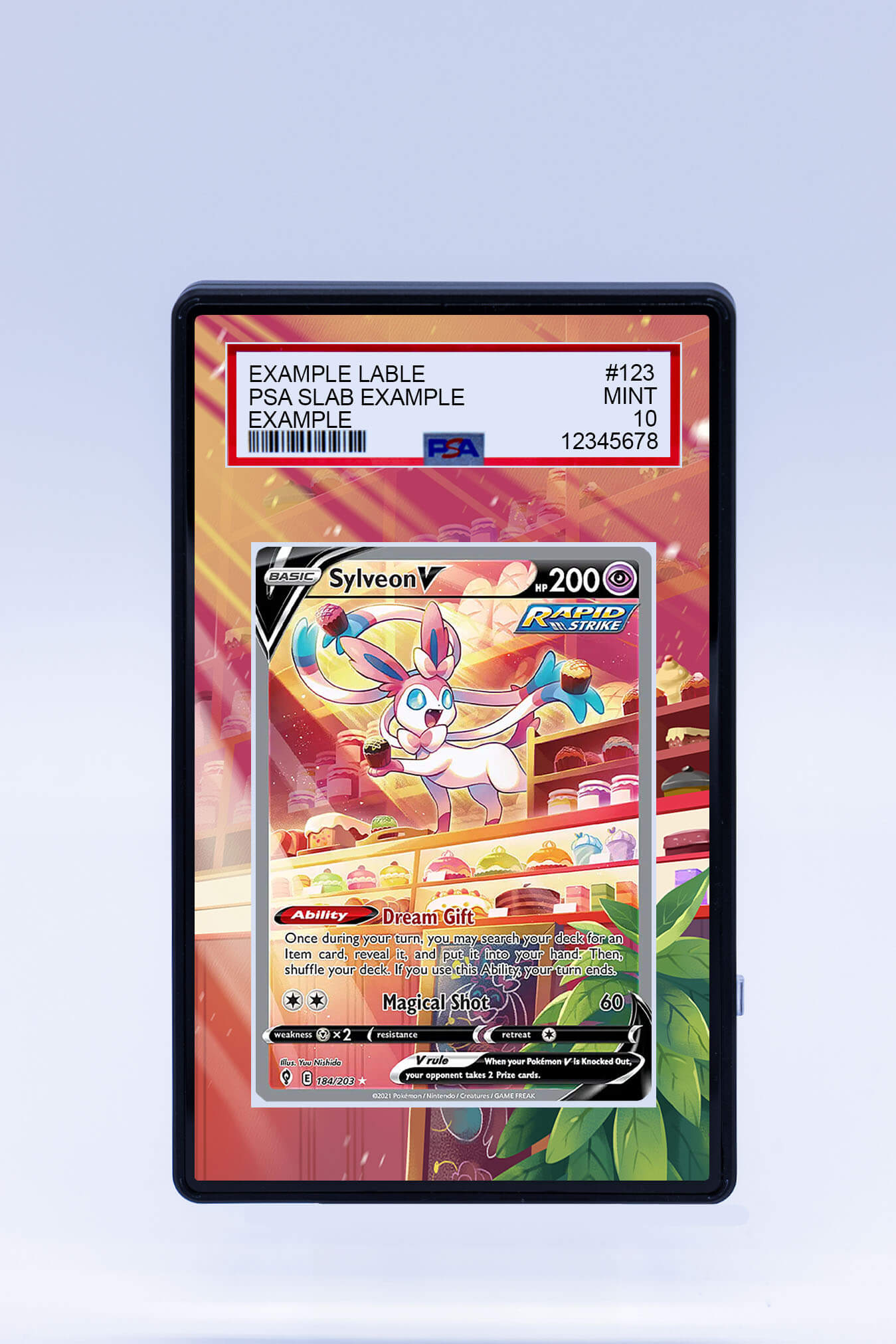 Sylveon V 184/203 (Graded)