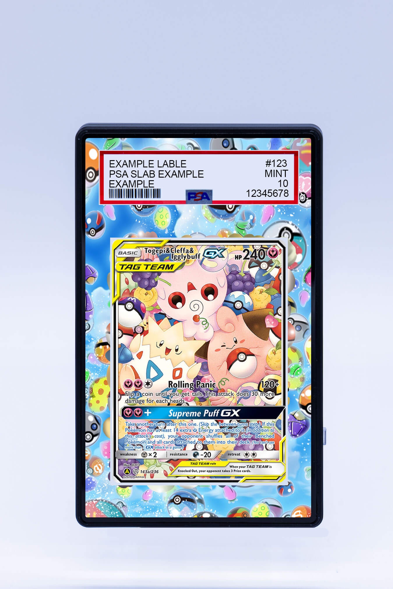 Pokemon Togepi & Cleffa & Igglybuff GX hot PROMO