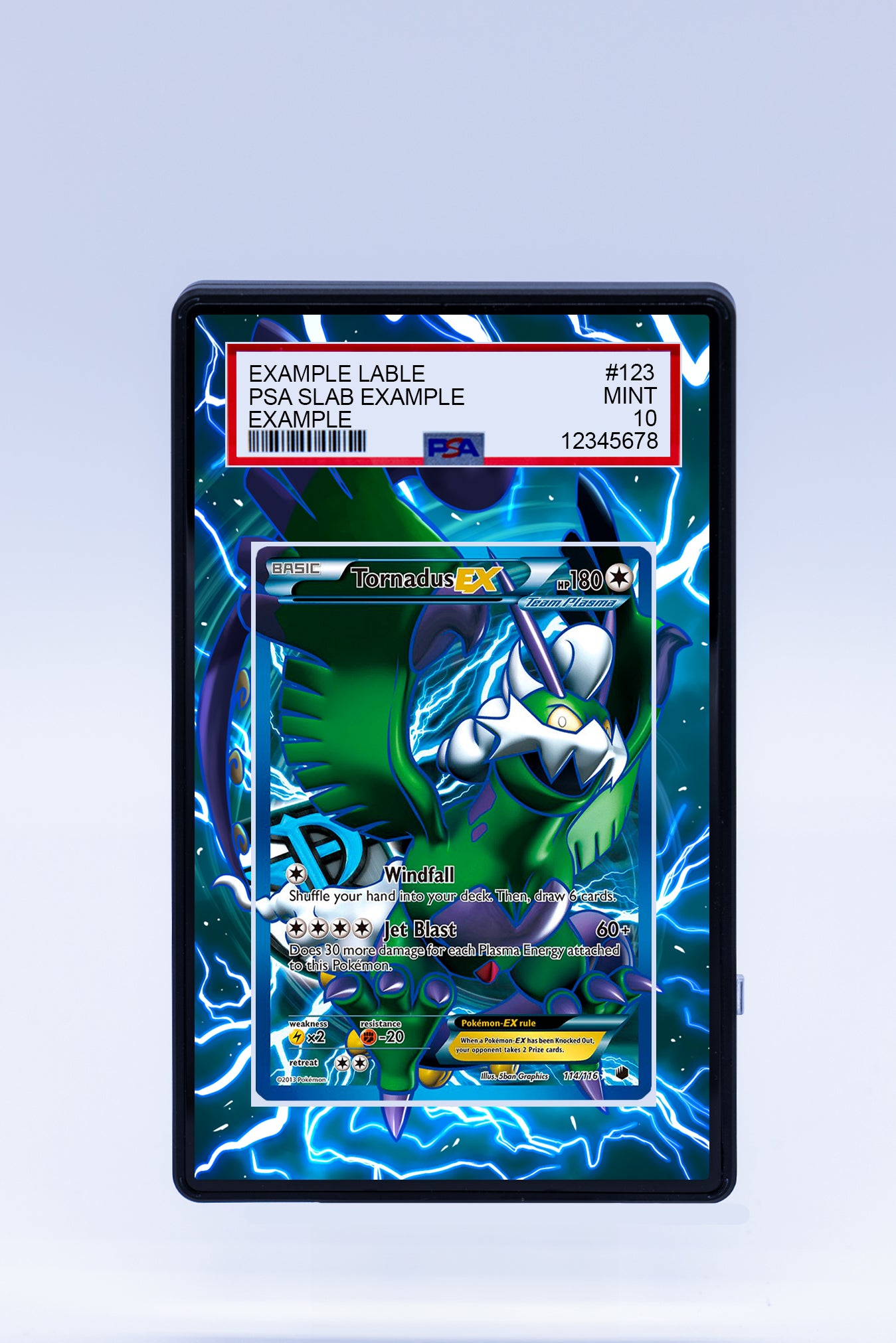 Tornadus EX 114 116 (Graded) Case