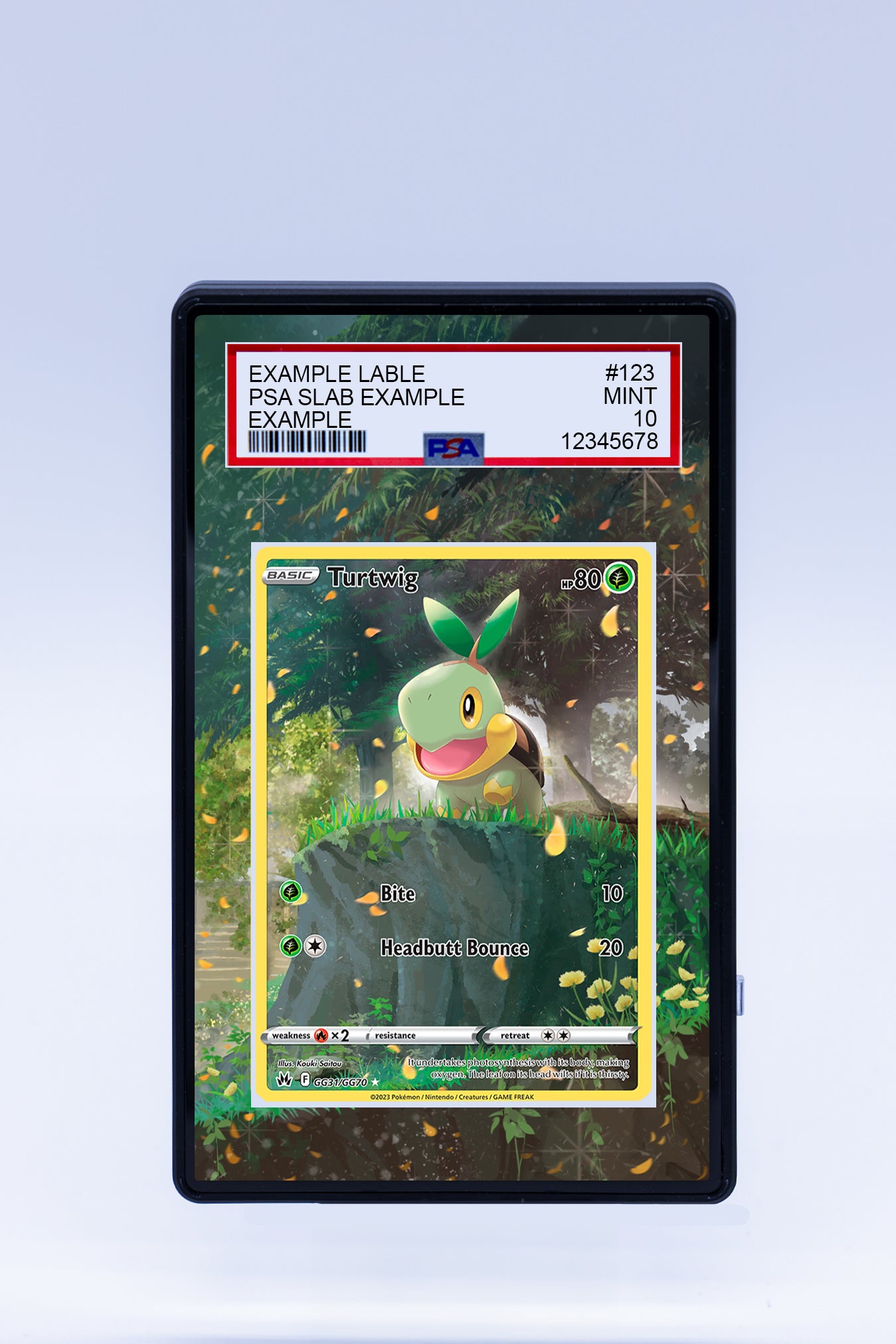 Turtwig GG31 GG70 (Graded) Case