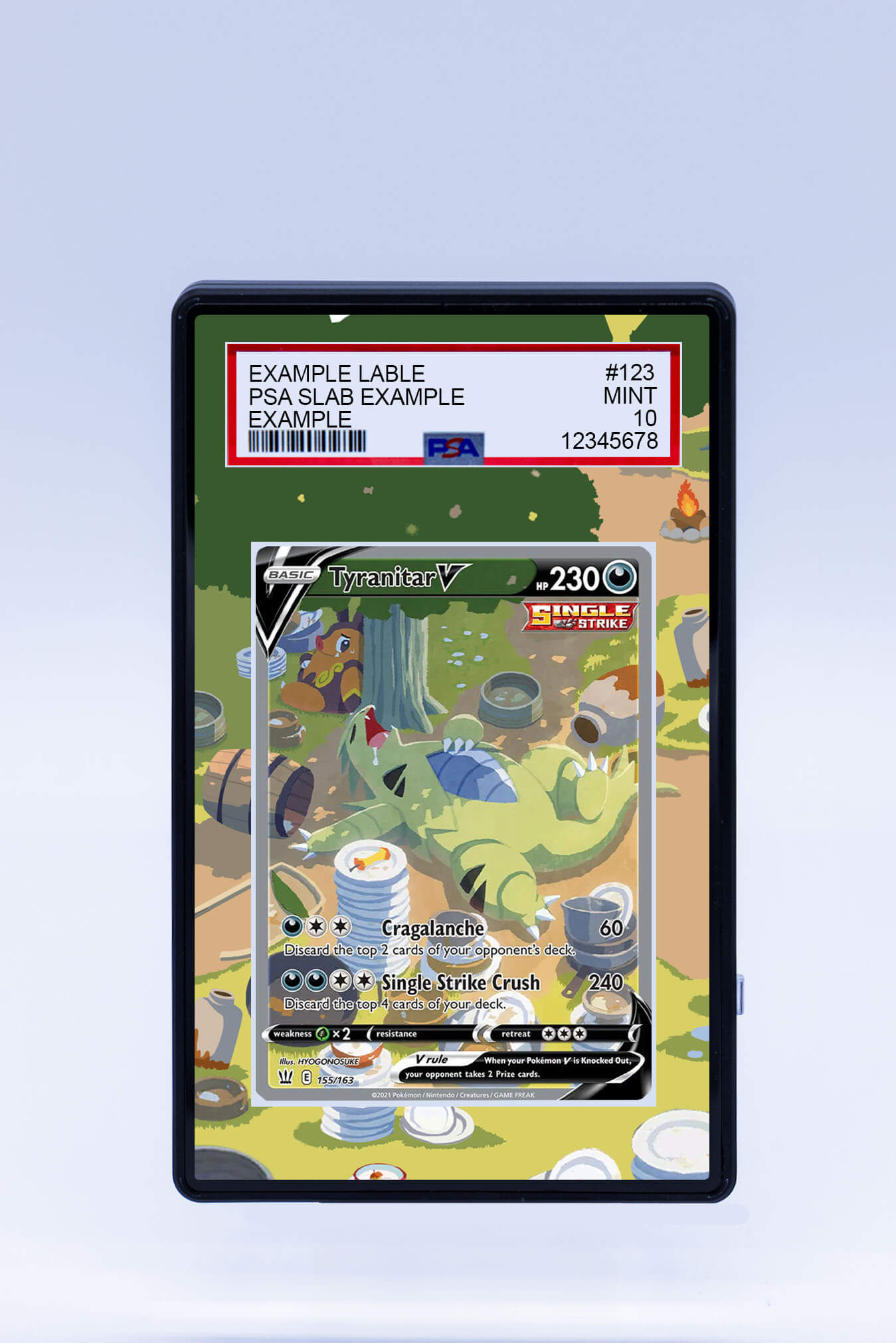 Tyranitar V 155/163 (Graded)