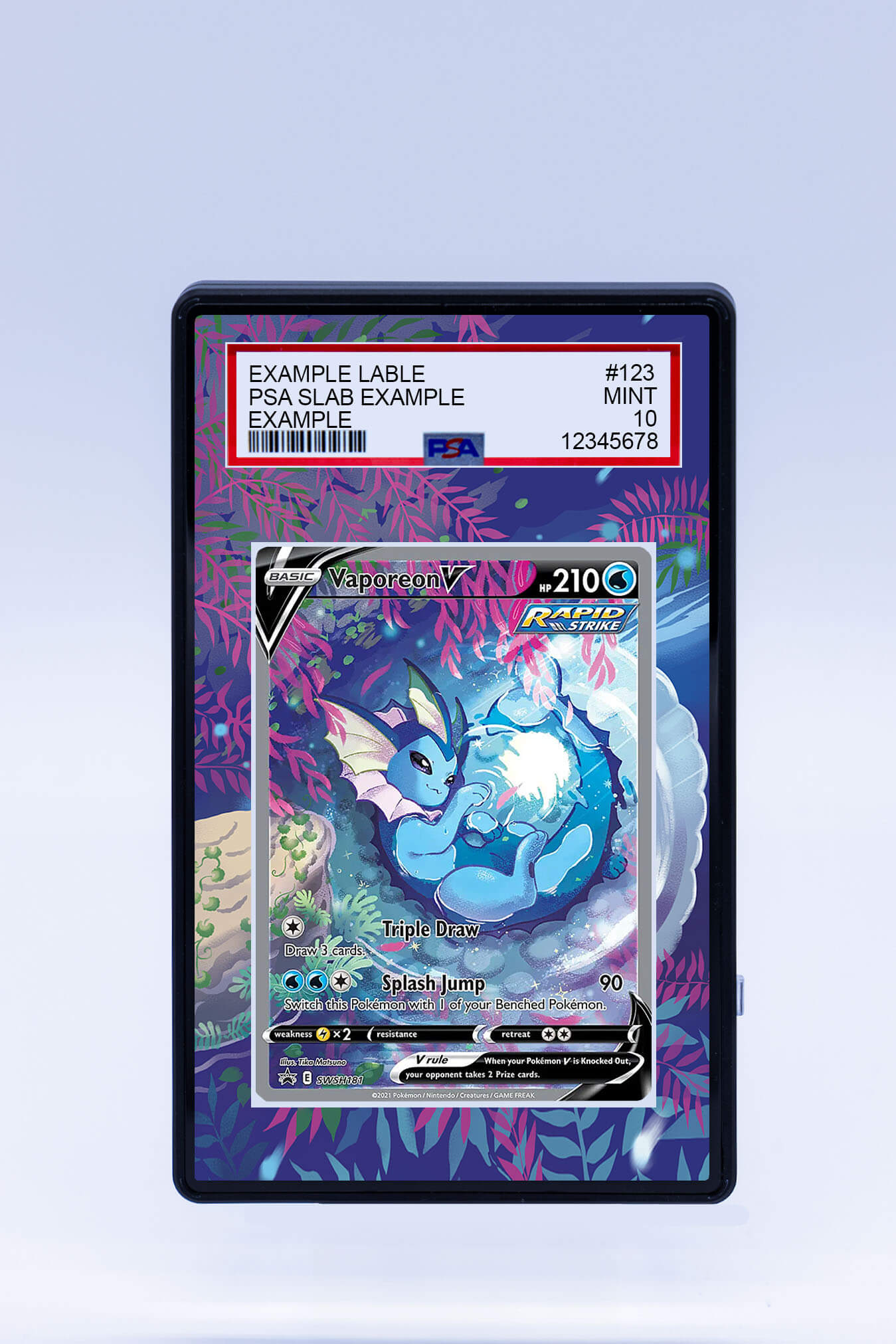 Vaporeon V SWSH181 Promo (Graded)